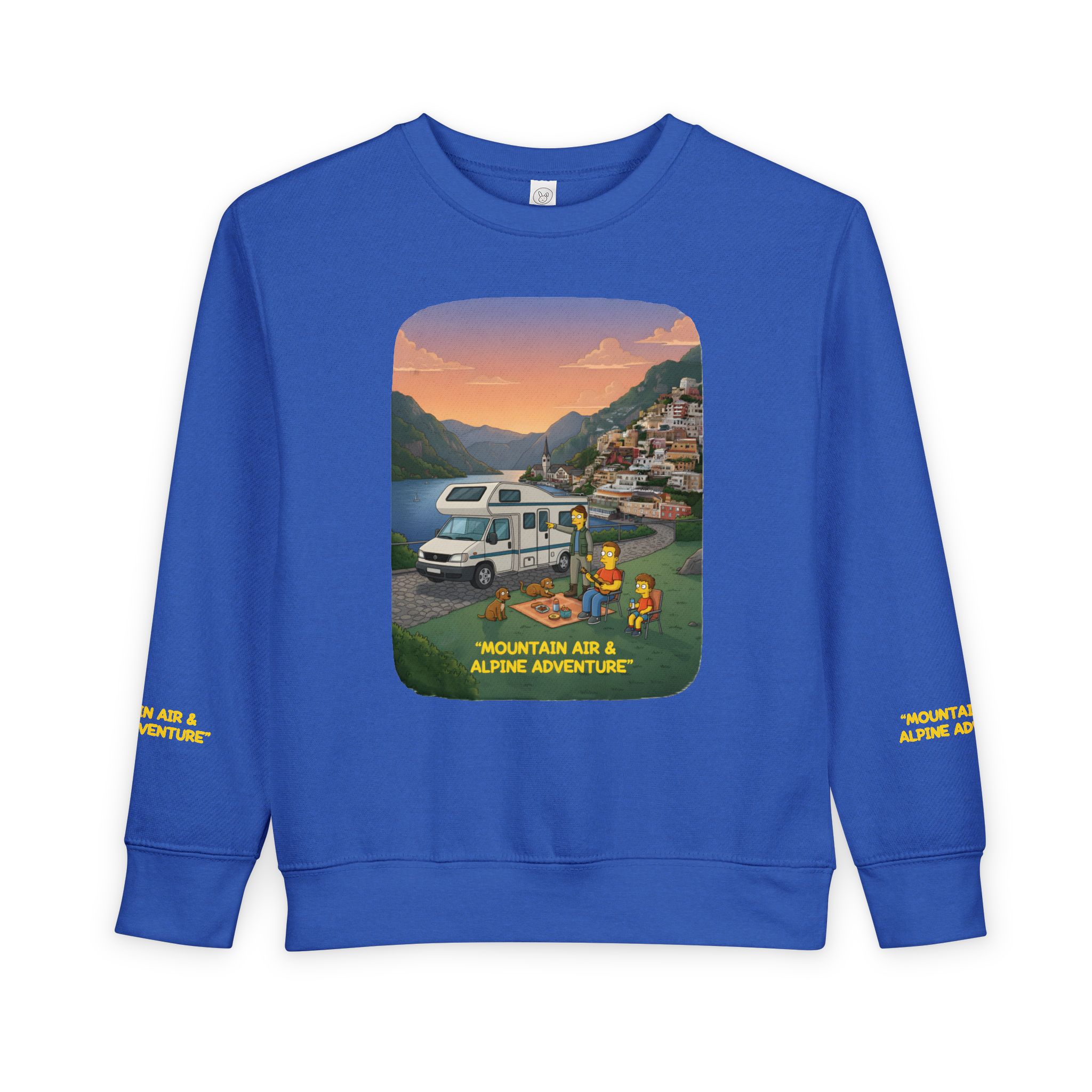 Toddler Sweatshirt - "Mountain Air-Alpine Adventure" (Design Sitcom-Line)
