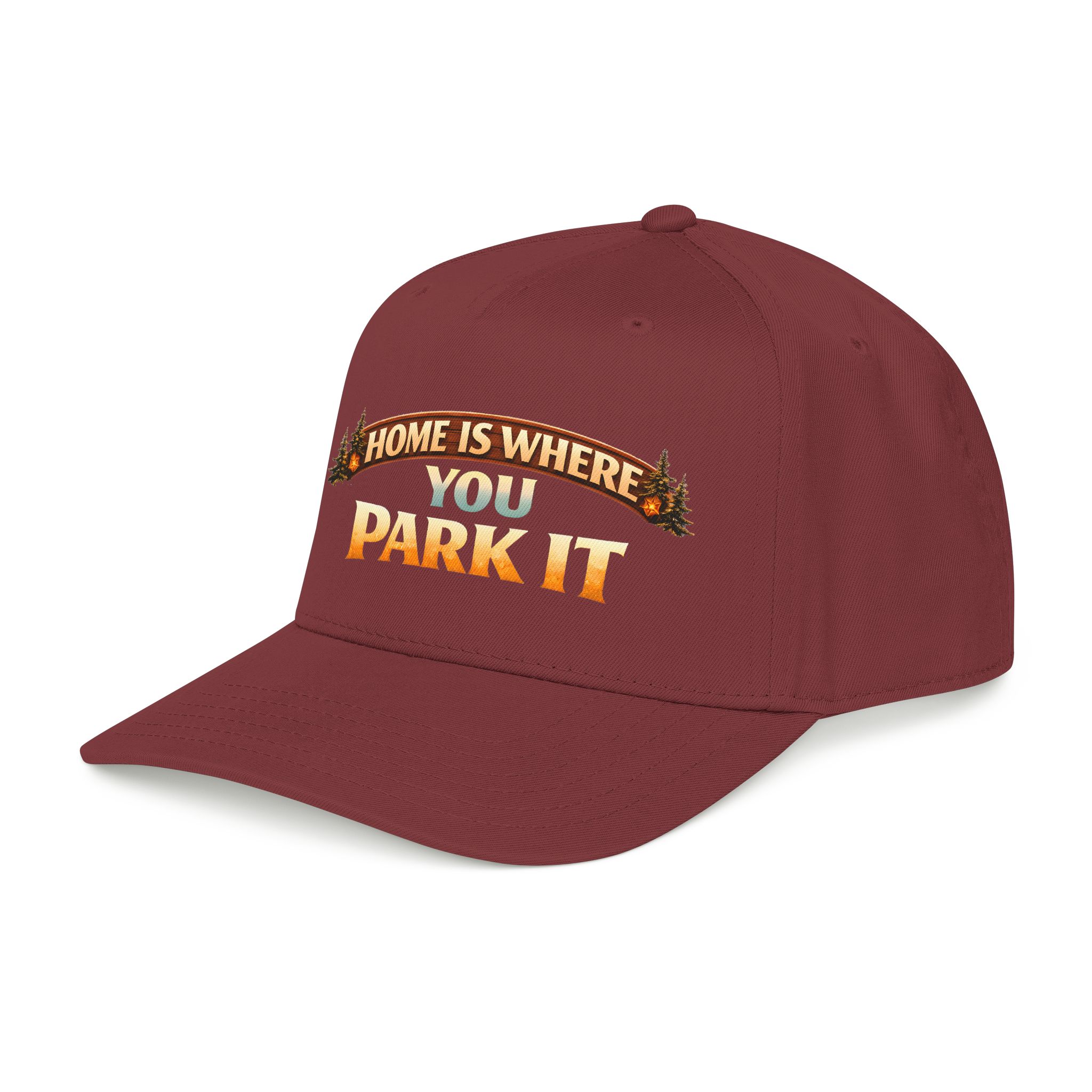 Baseball Cap - "Home Is Where You Park It" Design Scenic-Line