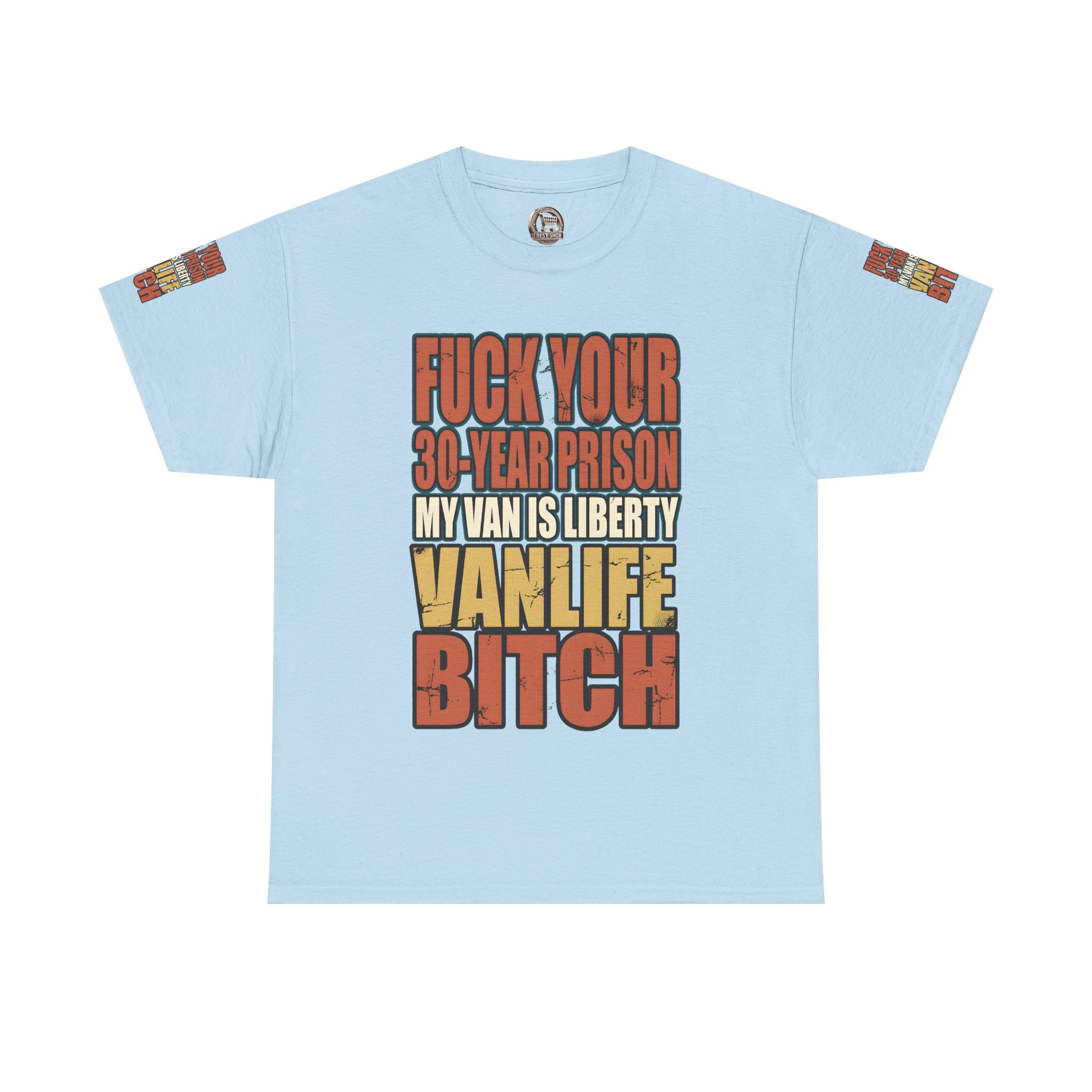 Unisex Heavy Cotton Tee — "Fuck Your 30 Year" Design F**K-Line
