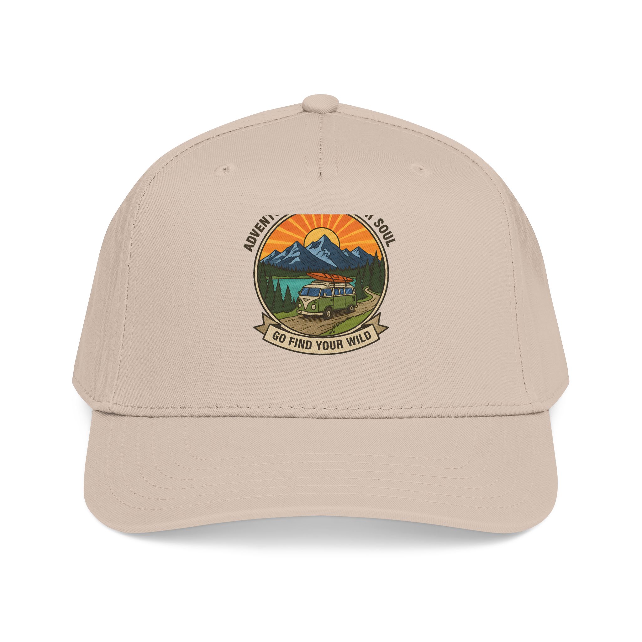 Baseball Cap — "Go Find Your Wild" Outdoor Patch