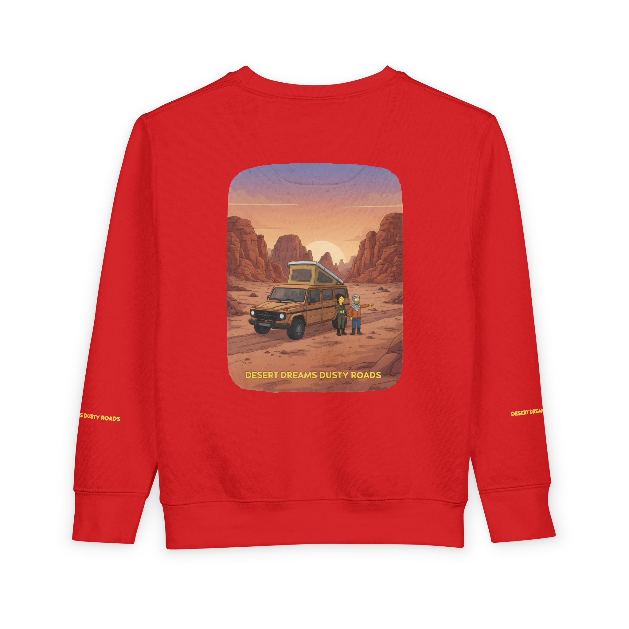 Toddler Sweatshirt - "Desert Dreams Dusty Roads" (Design Sitcom-Line)