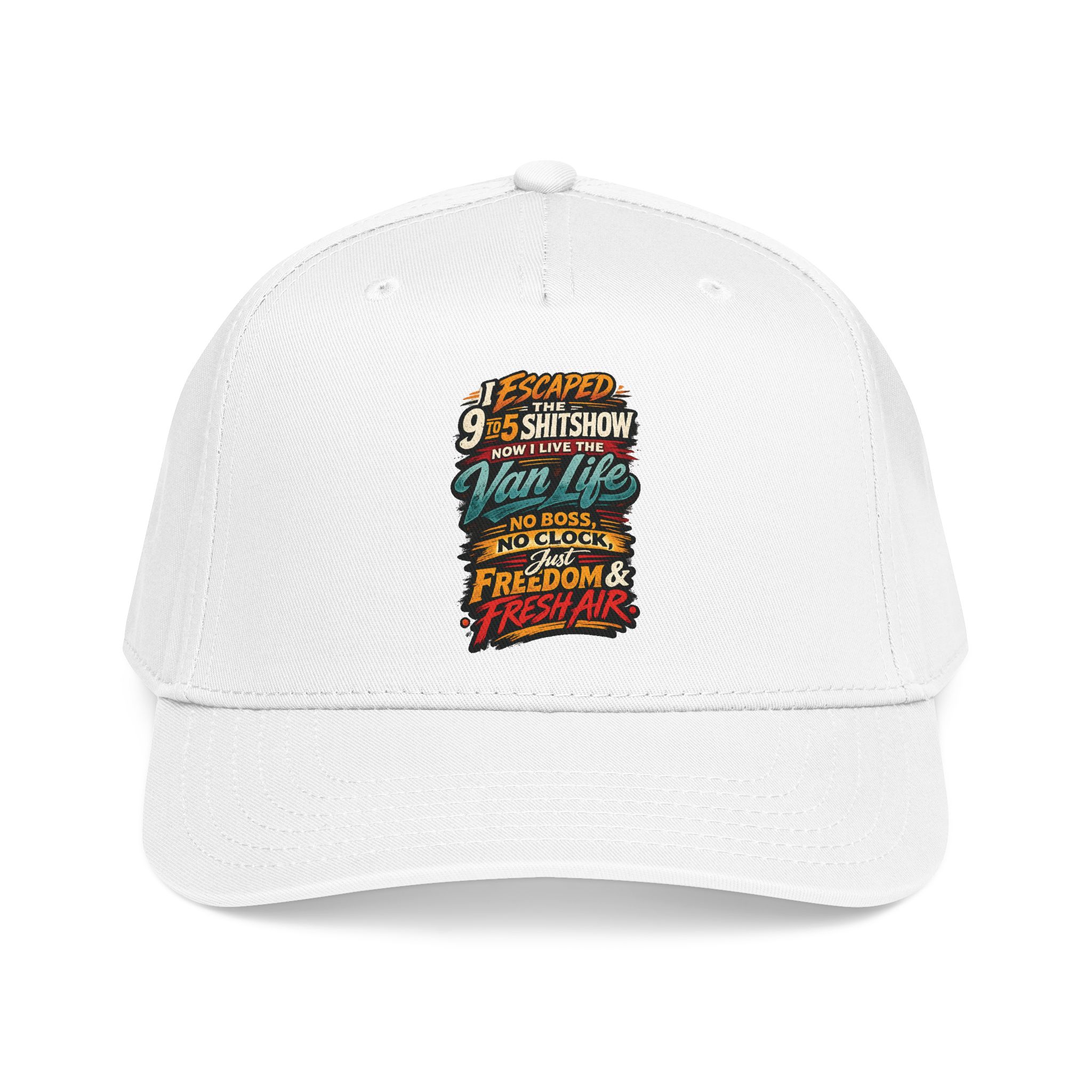 Baseball Cap - "I Escaped The 9 To 5" Design F**K-Line