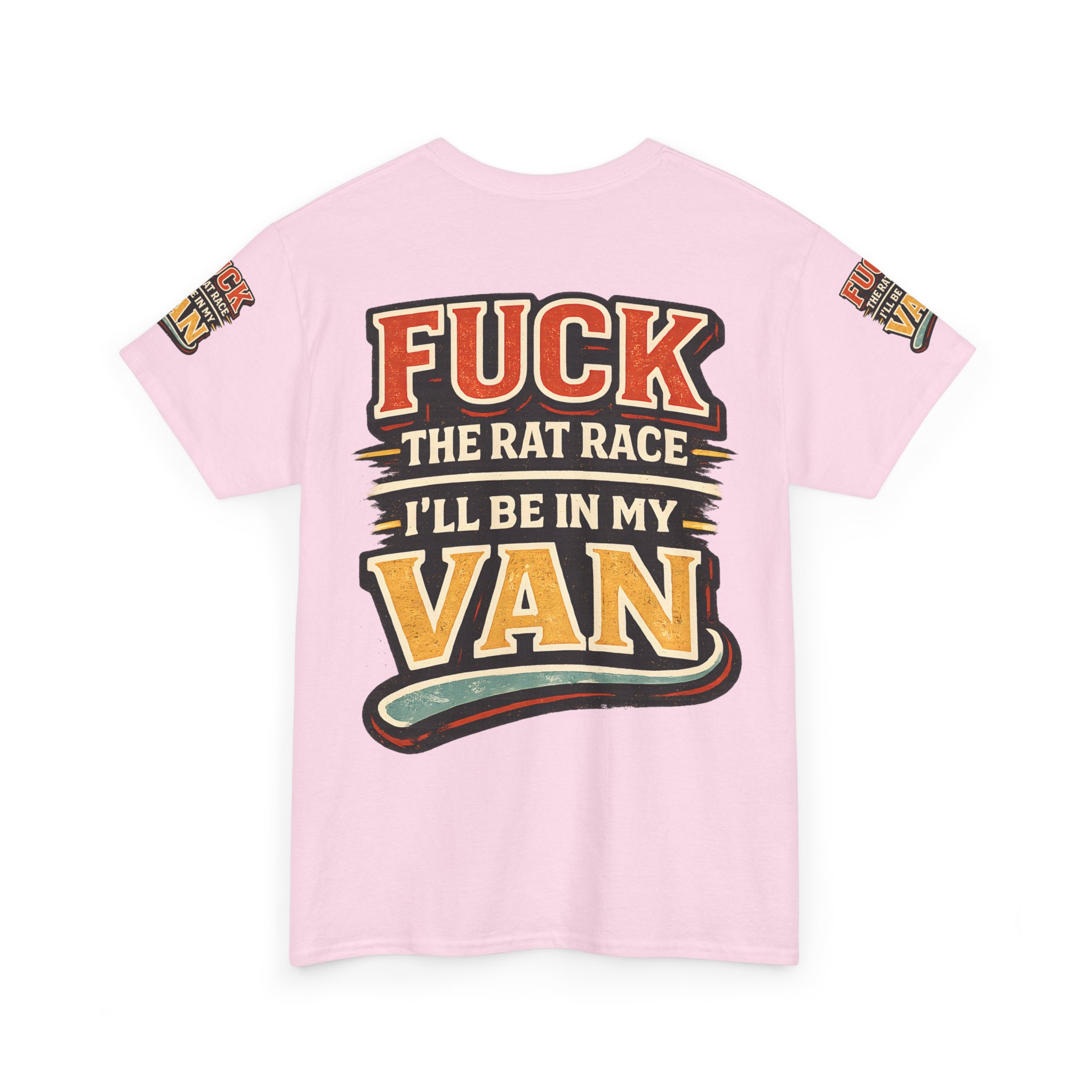 8894989157350240372_2048.jpeg Unisex Heavy Cotton Tee — "Fuck The Rat Race" Design F**K-Line