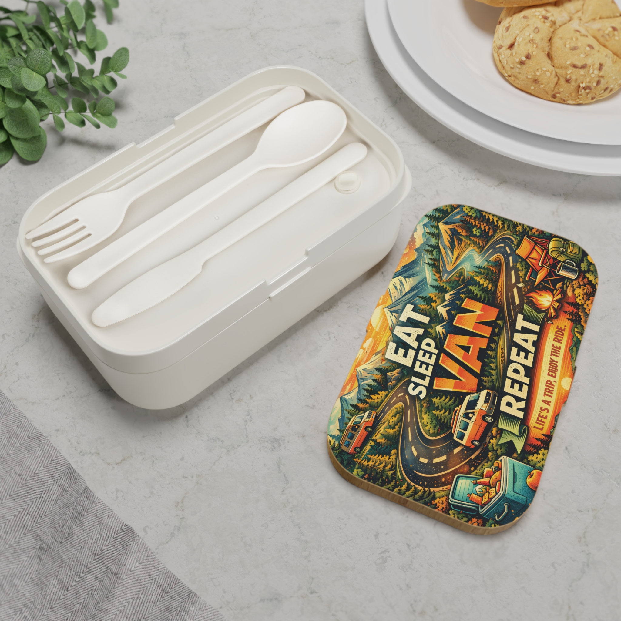 Adventure Camper Bento Box – Campervan Road Trip Lunchbox