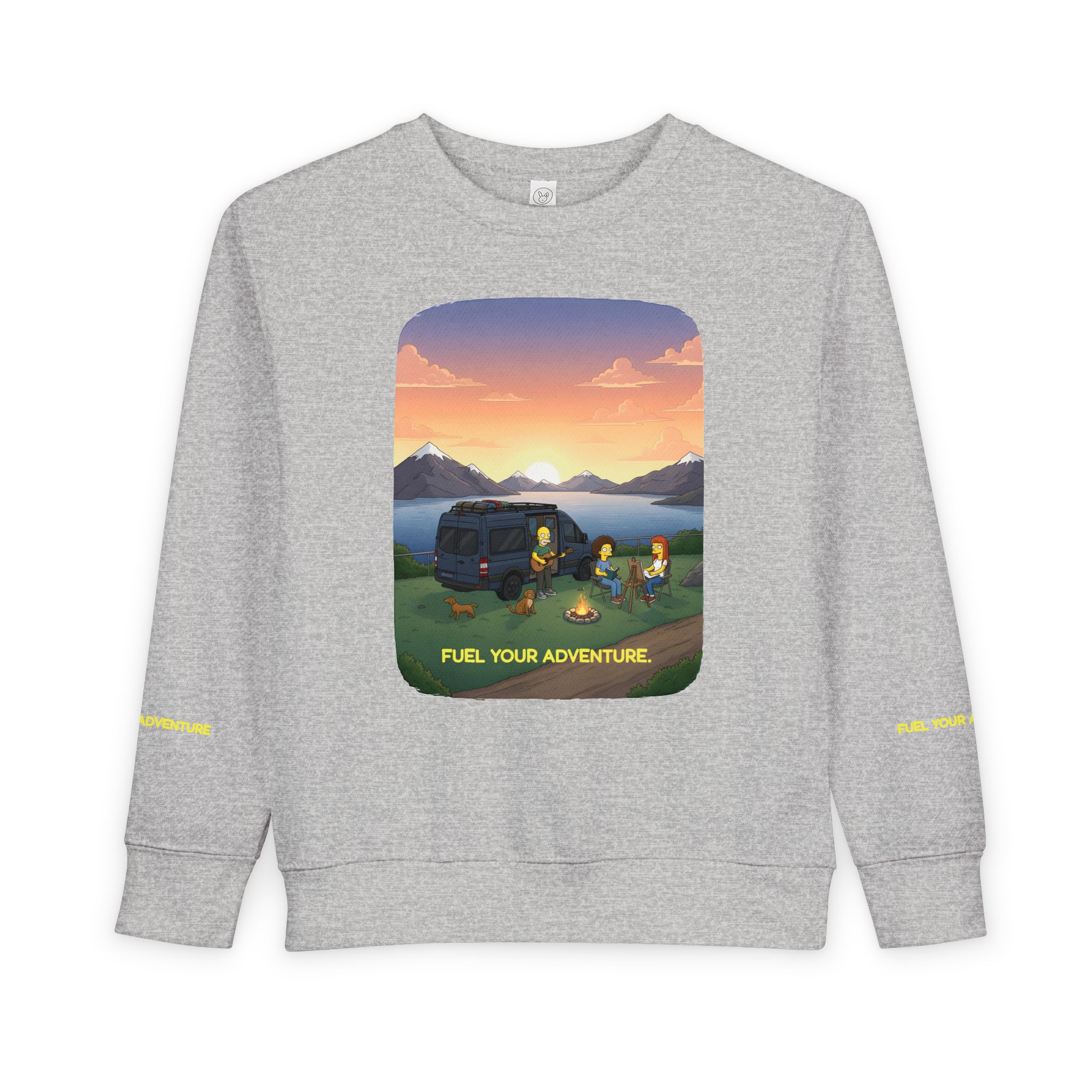 Toddler Sweatshirt - "Fuel Your Adventure" (Design Sitcom-Line)