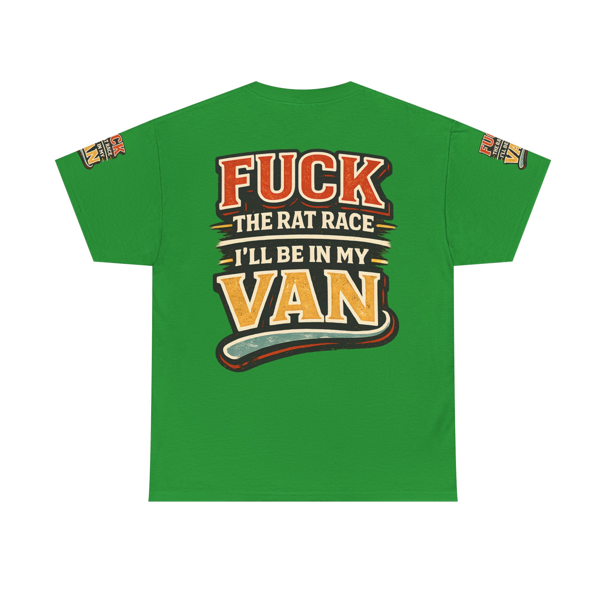 8910311027546816047_2048.jpeg Unisex Heavy Cotton Tee — "Fuck The Rat Race" Design F**K-Line