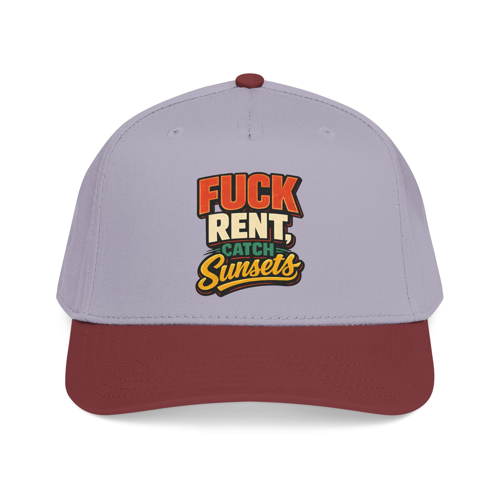 Baseball Cap - "Fuck Rent Catch Sunsets" Design F**K-Line