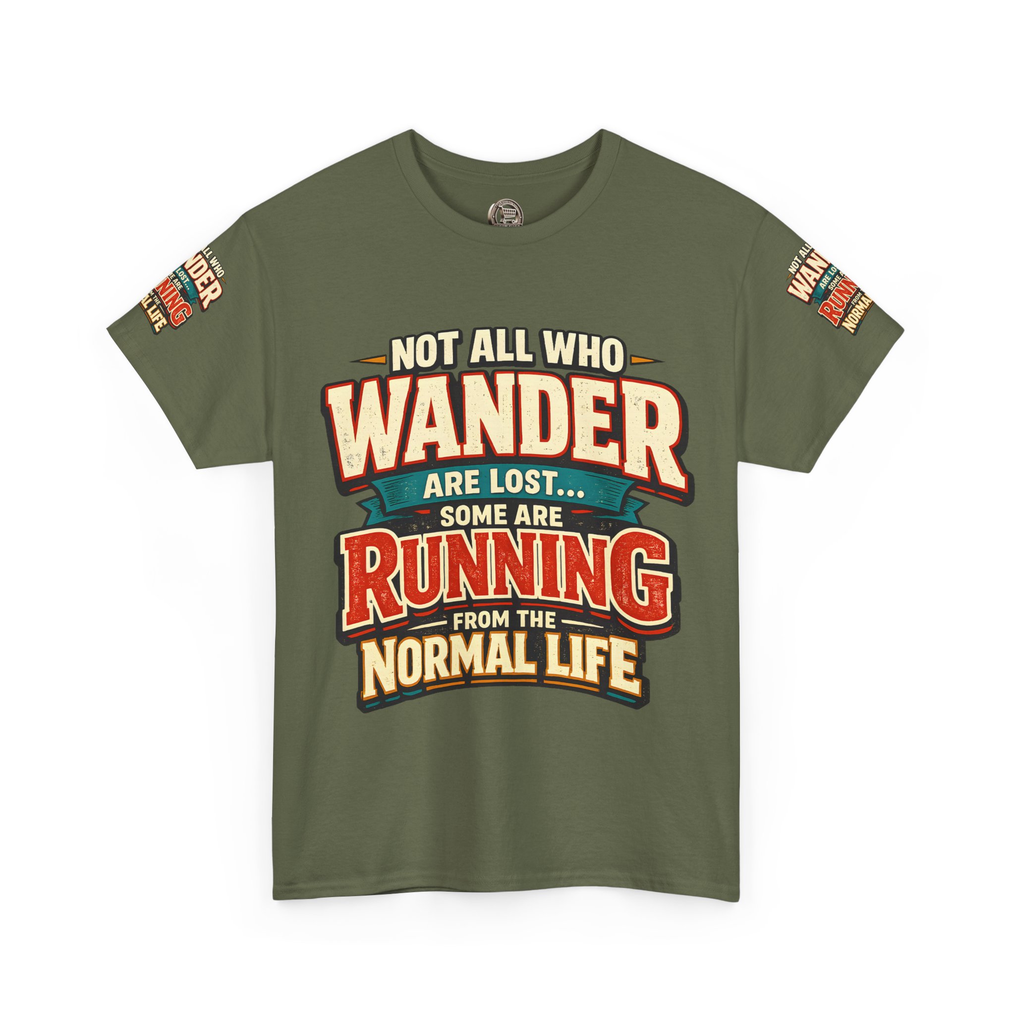 8932234865641511792_2048.jpeg Unisex Heavy Cotton Tee — "Not All Who Wander Are Lost" Design F**K-Line