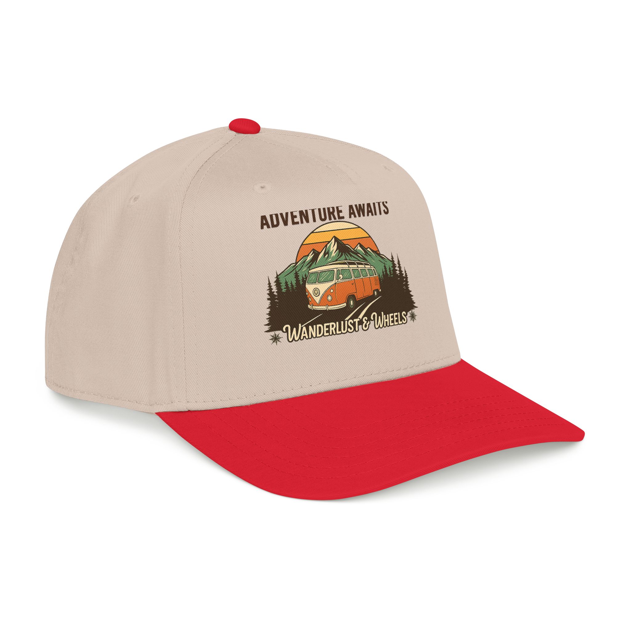 Baseball Cap - "Home Is Where You Adventure Awaits" Mid Profile Baseball Cap