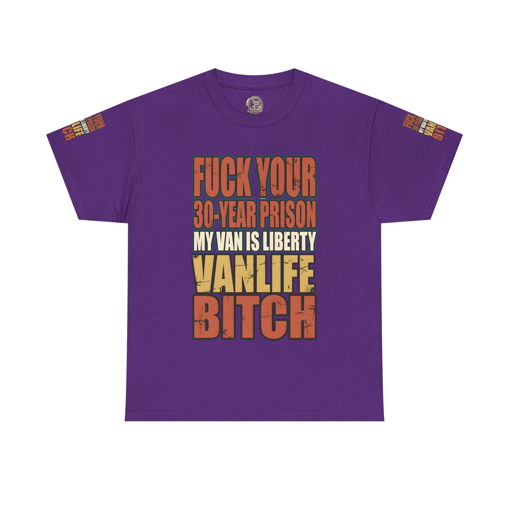 Unisex Heavy Cotton Tee — "Fuck Your 30 Year" Design F**K-Line