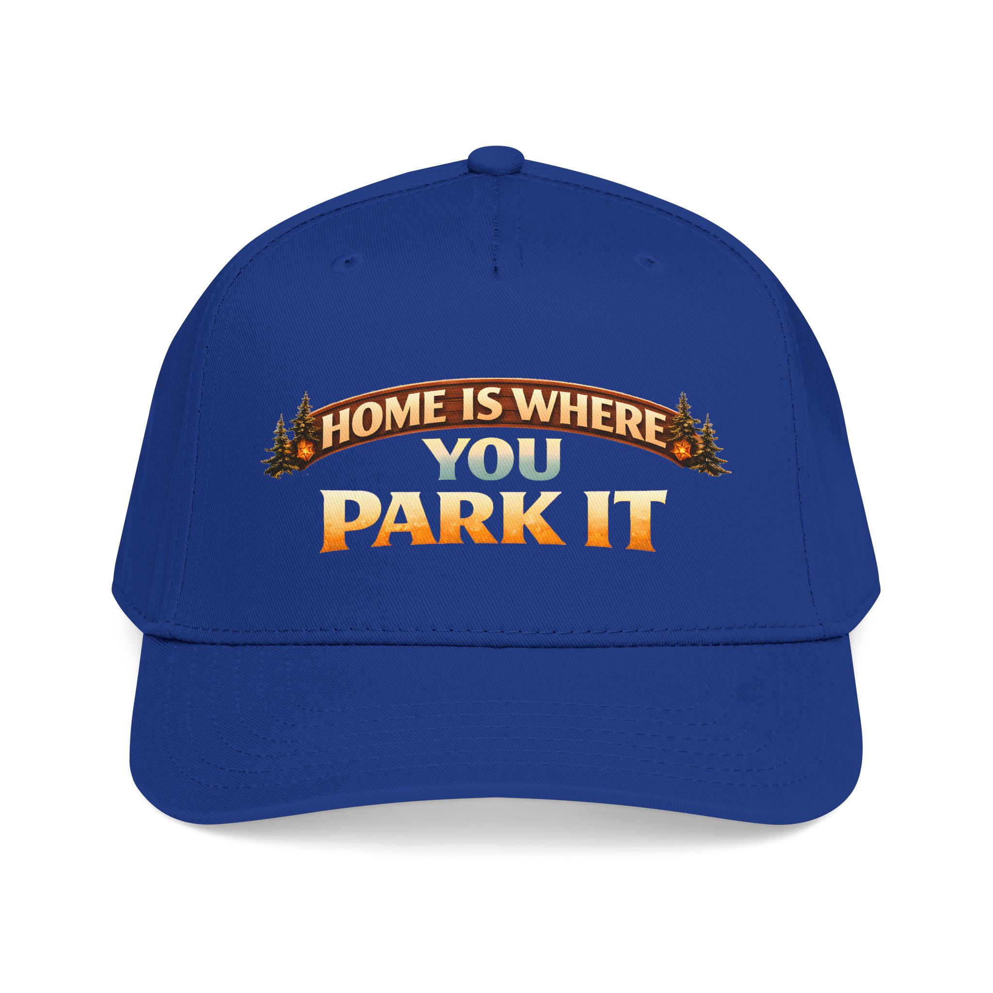 Baseball Cap - "Home Is Where You Park It" Design Scenic-Line