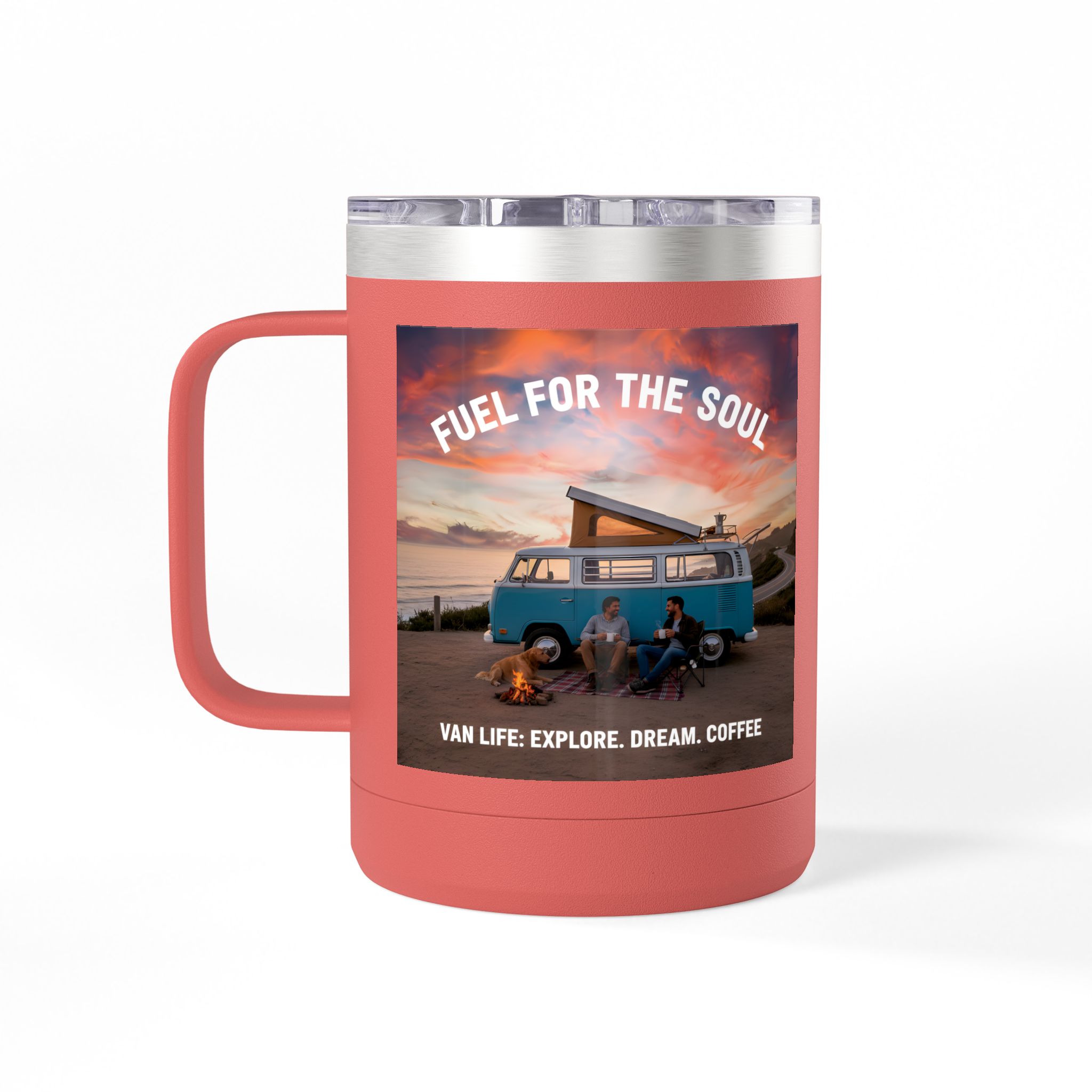 Coffee Mug Tumbler, 15oz — "Fuel for the Soul"