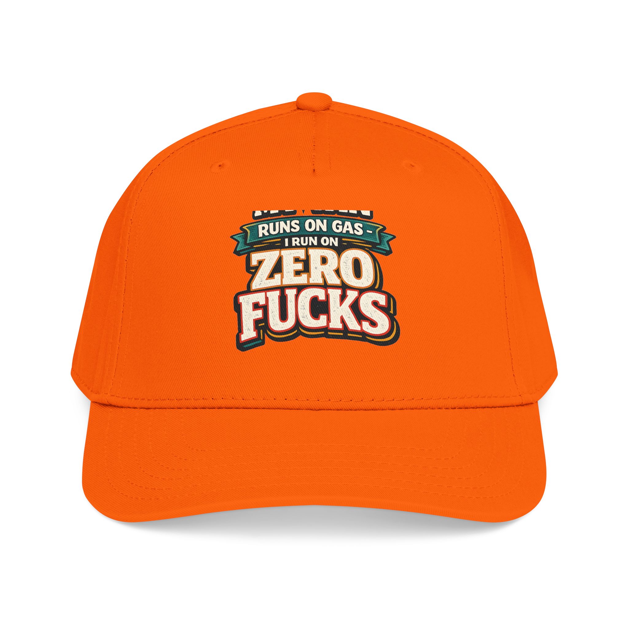 Baseball Cap - "My Van Runs On Gas" Design F**K-Line