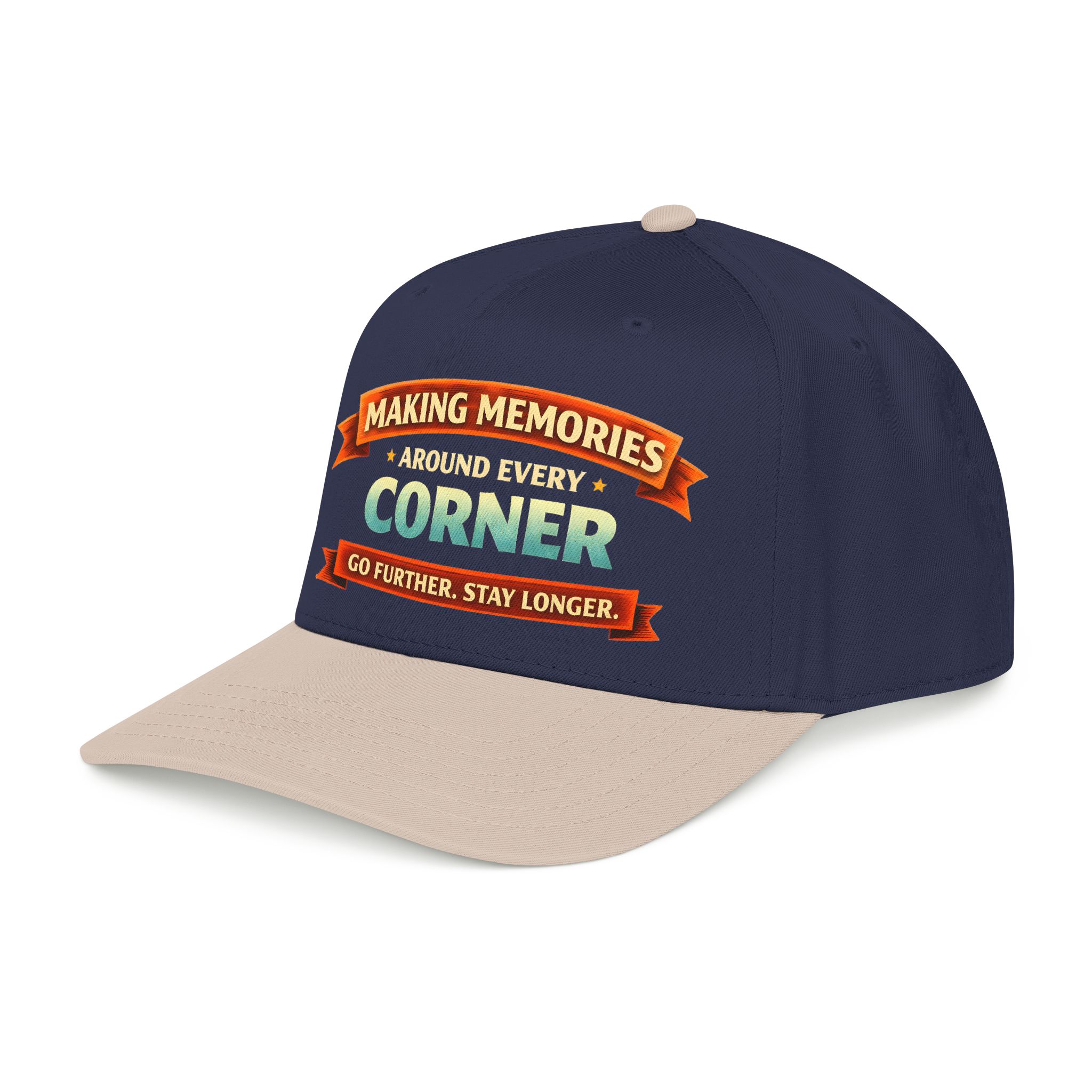Baseball Cap - "Making Memories Around Every Corner" Design Scenic-Line