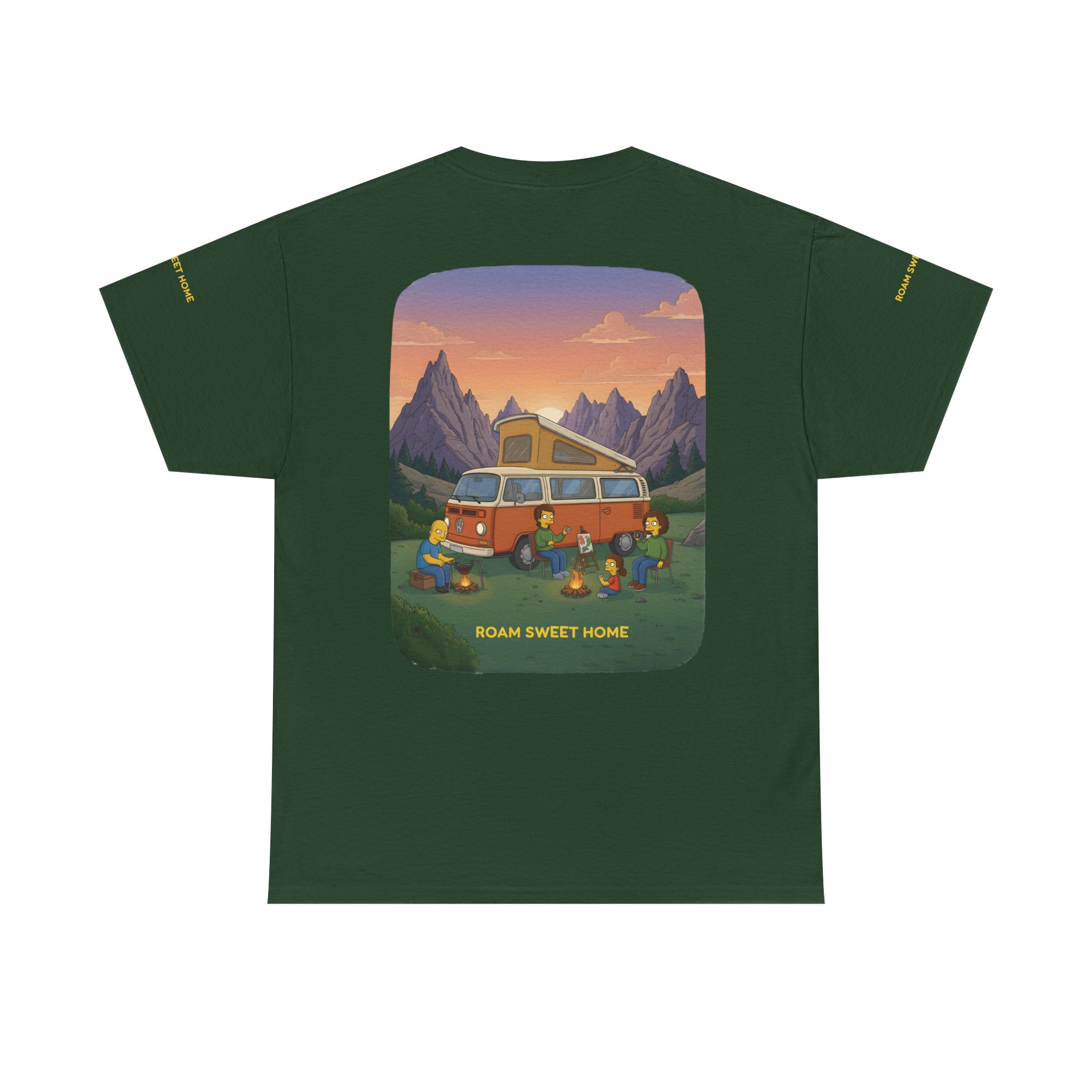 Unisex Heavy Cotton Tee — "Roam Sweet Home" Design Sitcom-Line