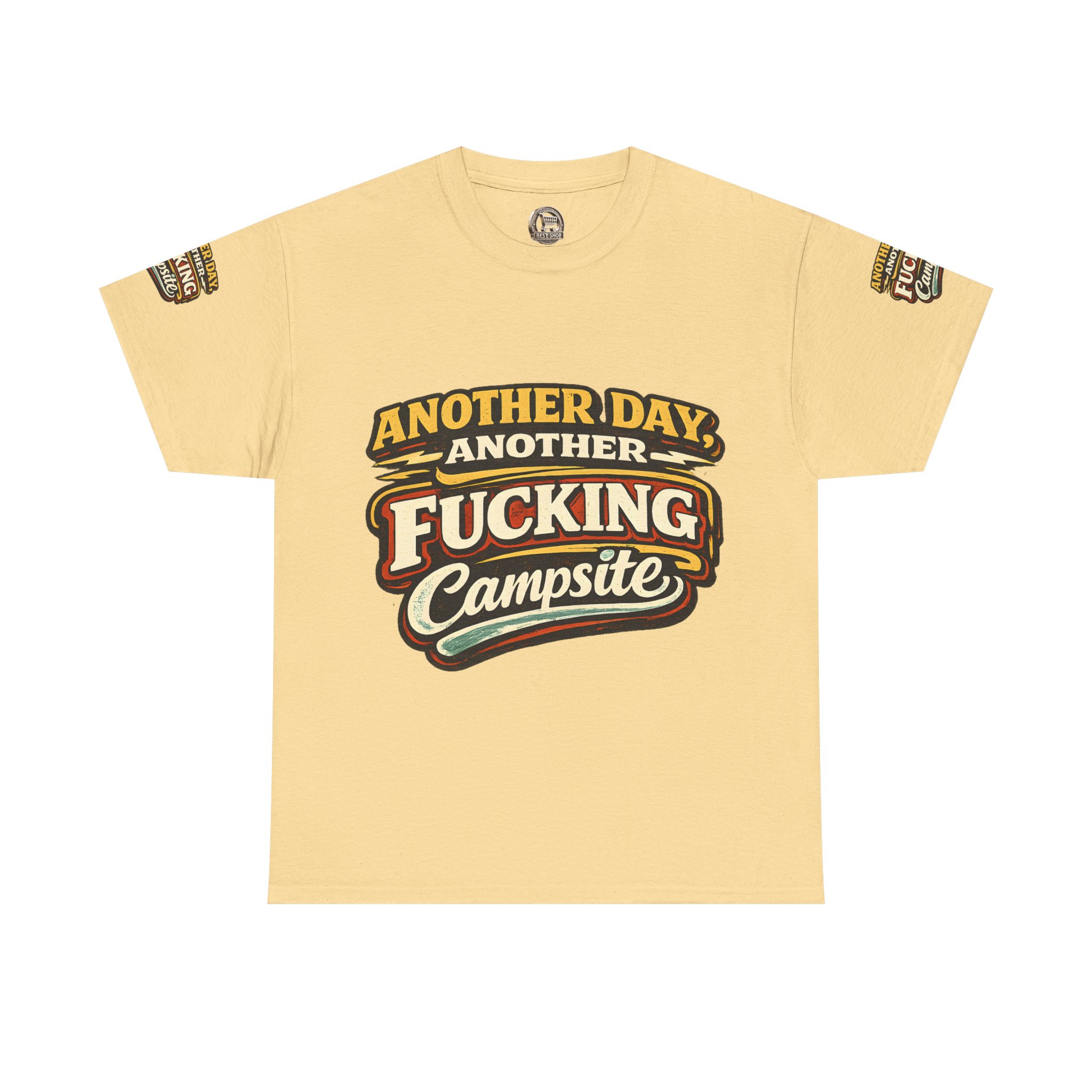 Unisex Heavy Cotton Tee — "Another Day" Design F**K-Line
