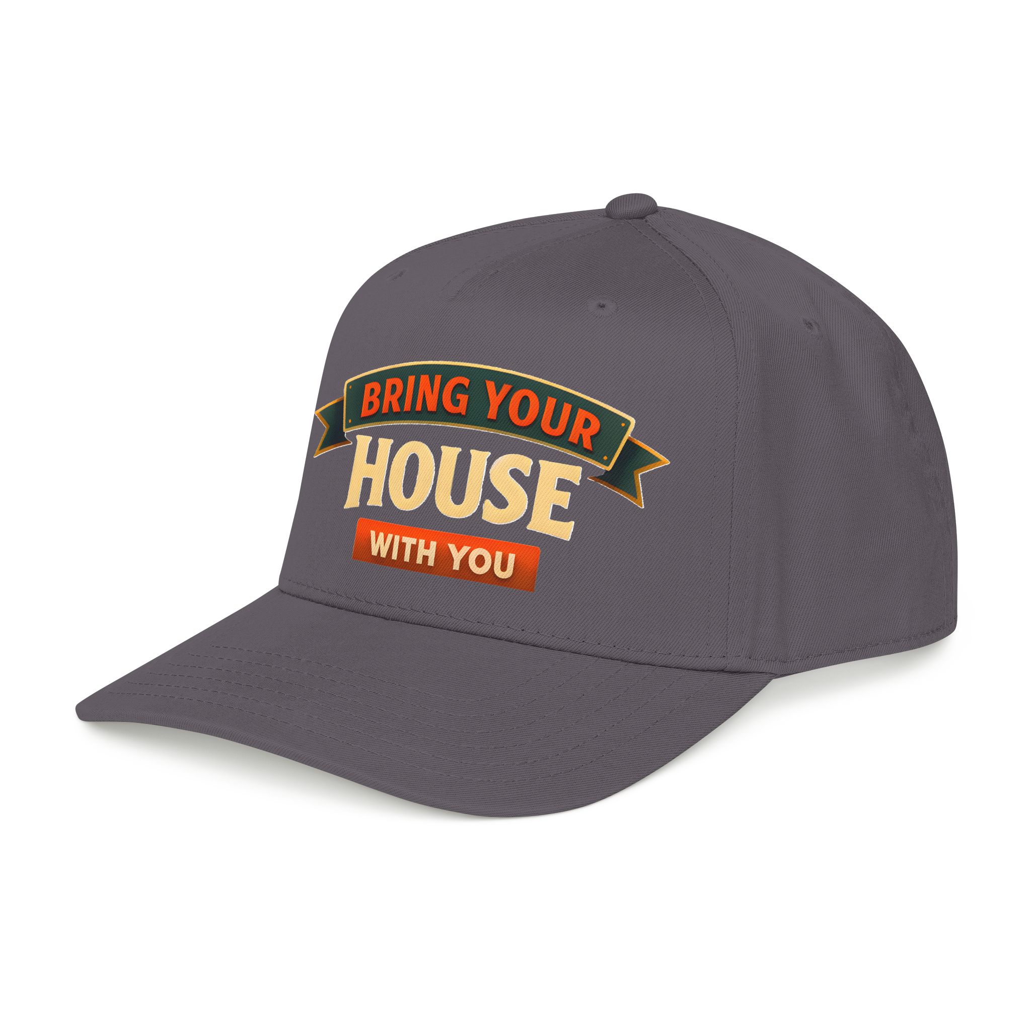 Baseball Cap - "Bring Your House With You" Design Scenic-Line