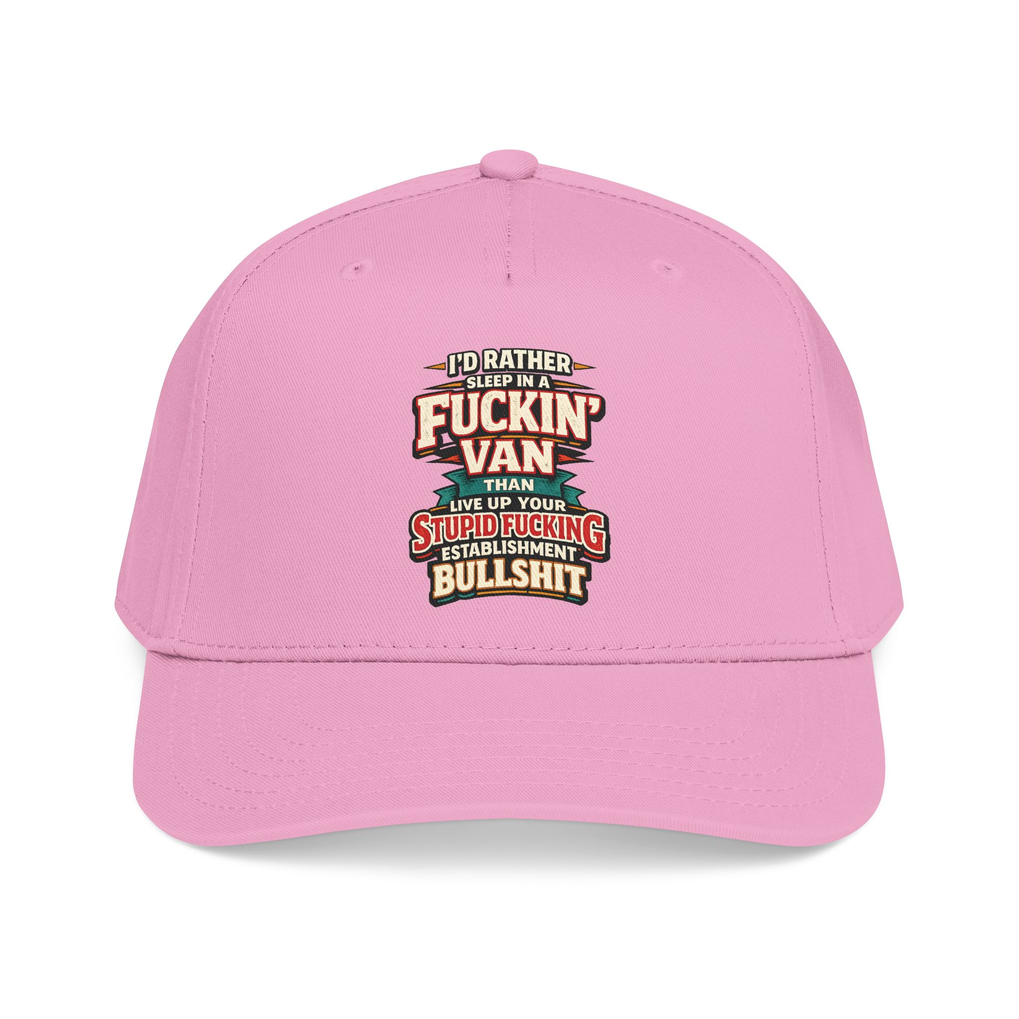 Baseball Cap - "I´d Rather Sleep in A Fucking Van" Design F**K-Line