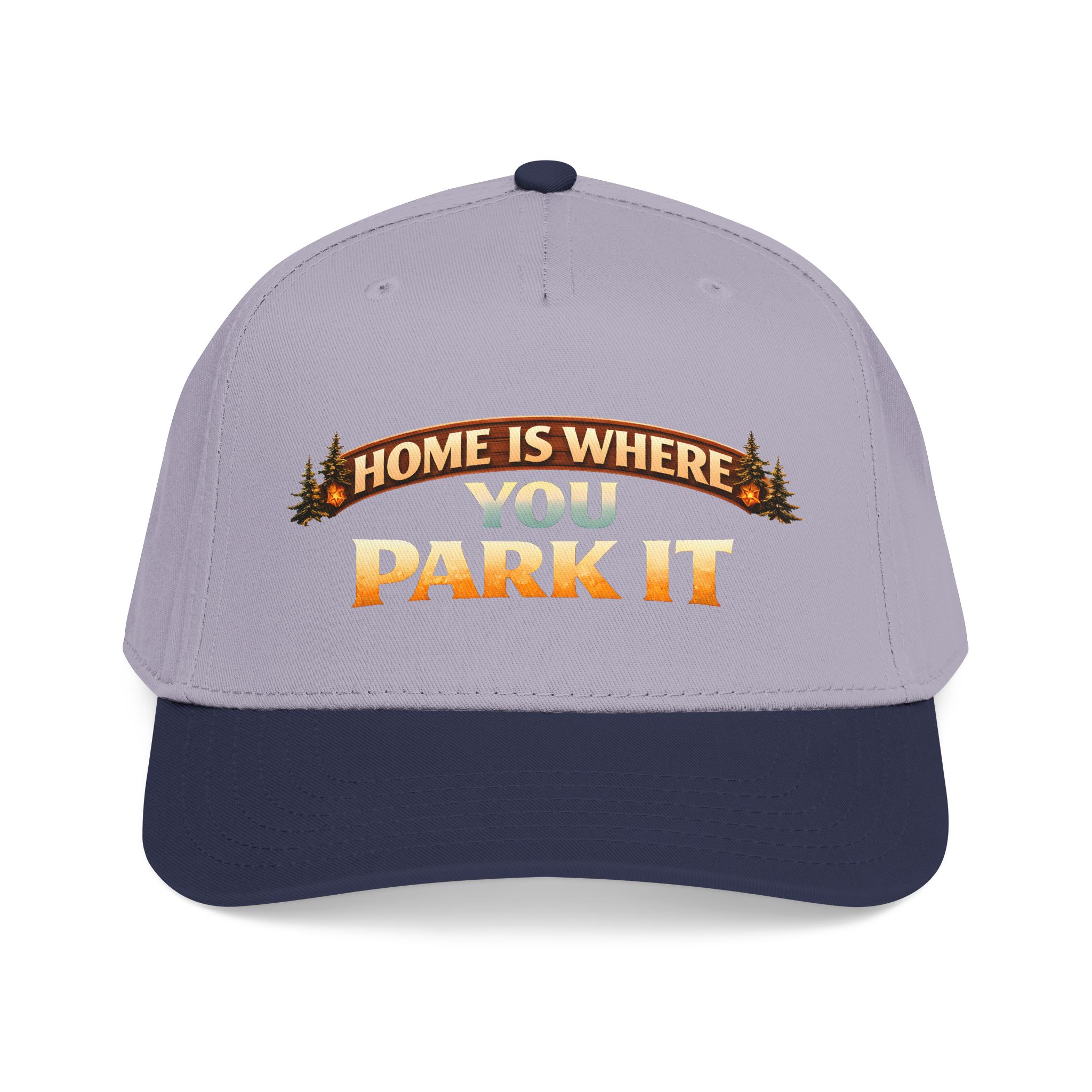 Baseball Cap - "Home Is Where You Park It" Design Scenic-Line