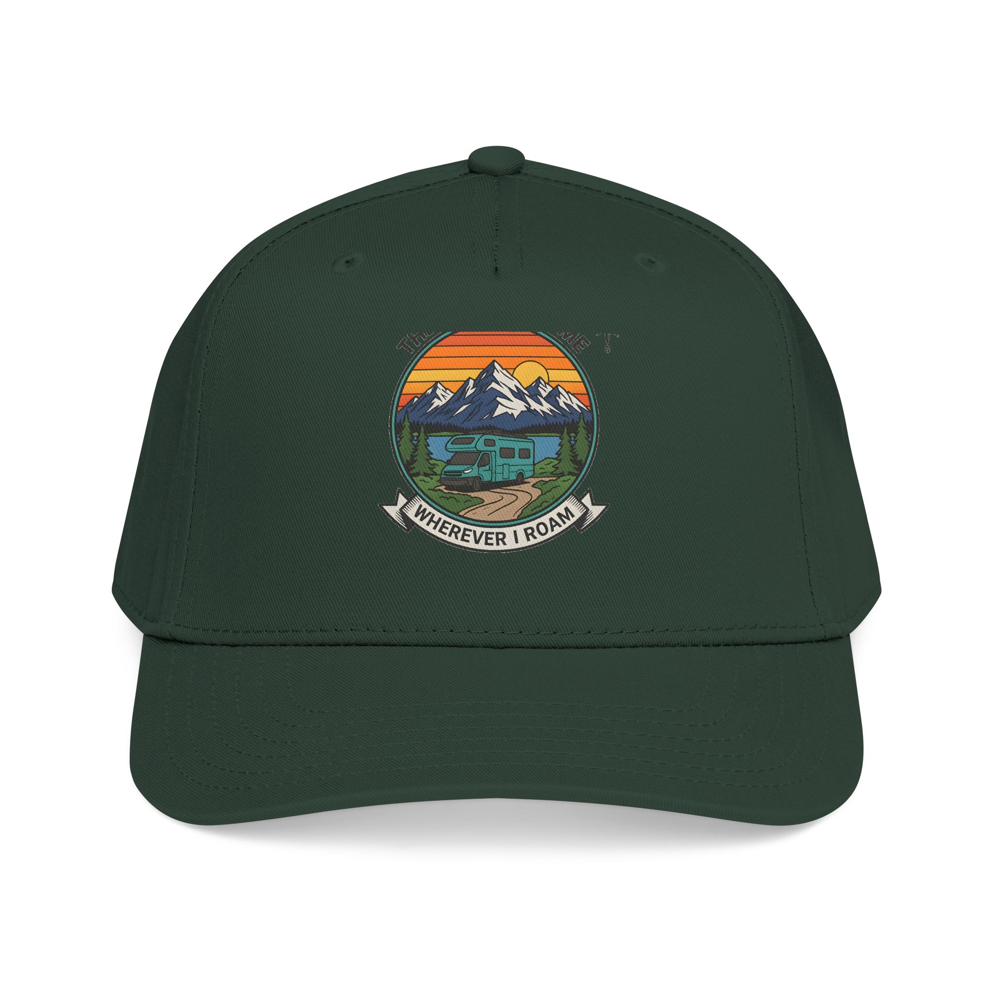 Baseball Cap — "The Road Is Home, Wherever I Roam"
