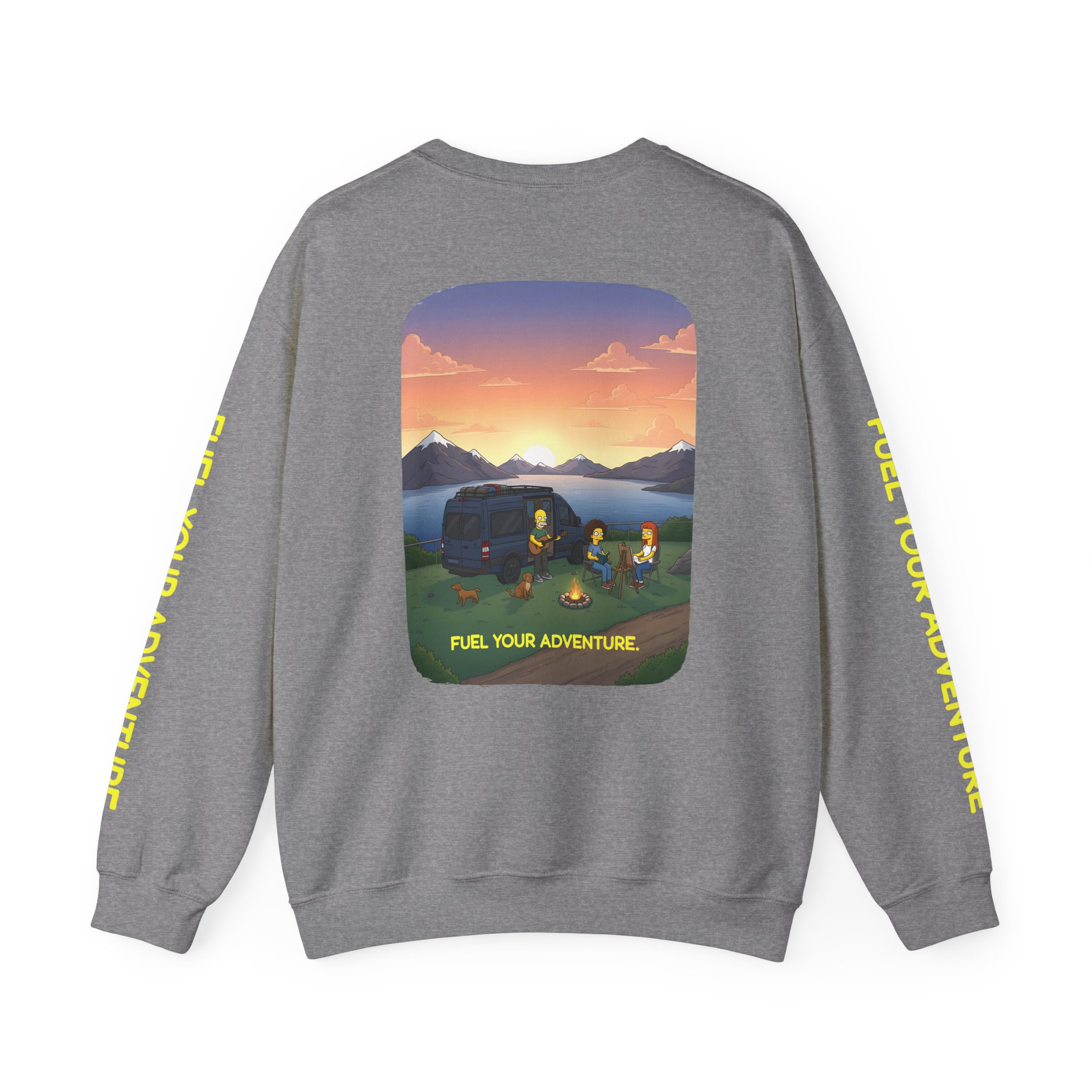 90827424609216721_2048.jpeg Unisex Heavy Blend™ Crewneck Sweatshirt — "Fuel Your Adventure" Design Sitcom-Line