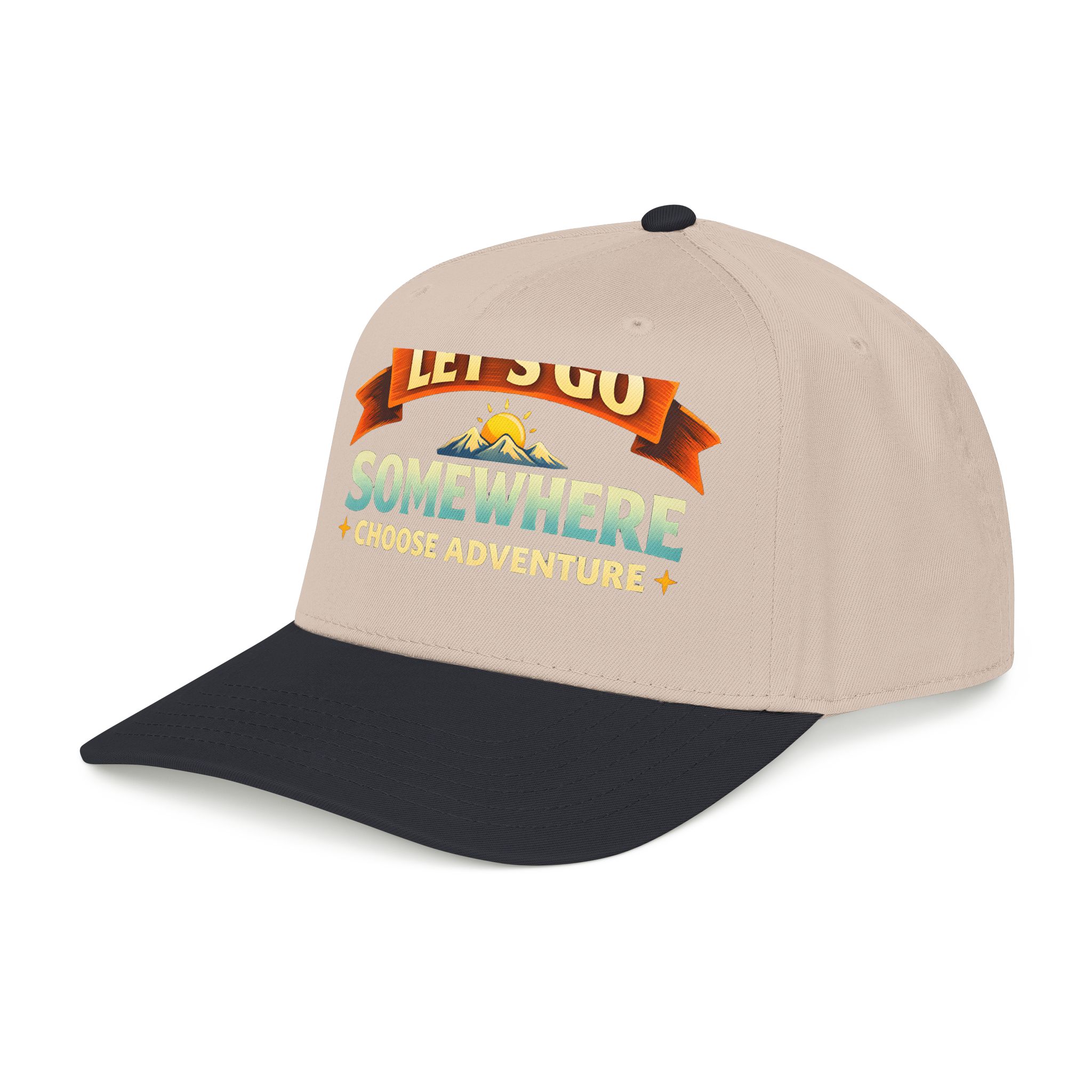 9092901872062751585_2048.jpeg Baseball Cap - "Lets Go Somewhere" Design Scenic-Line