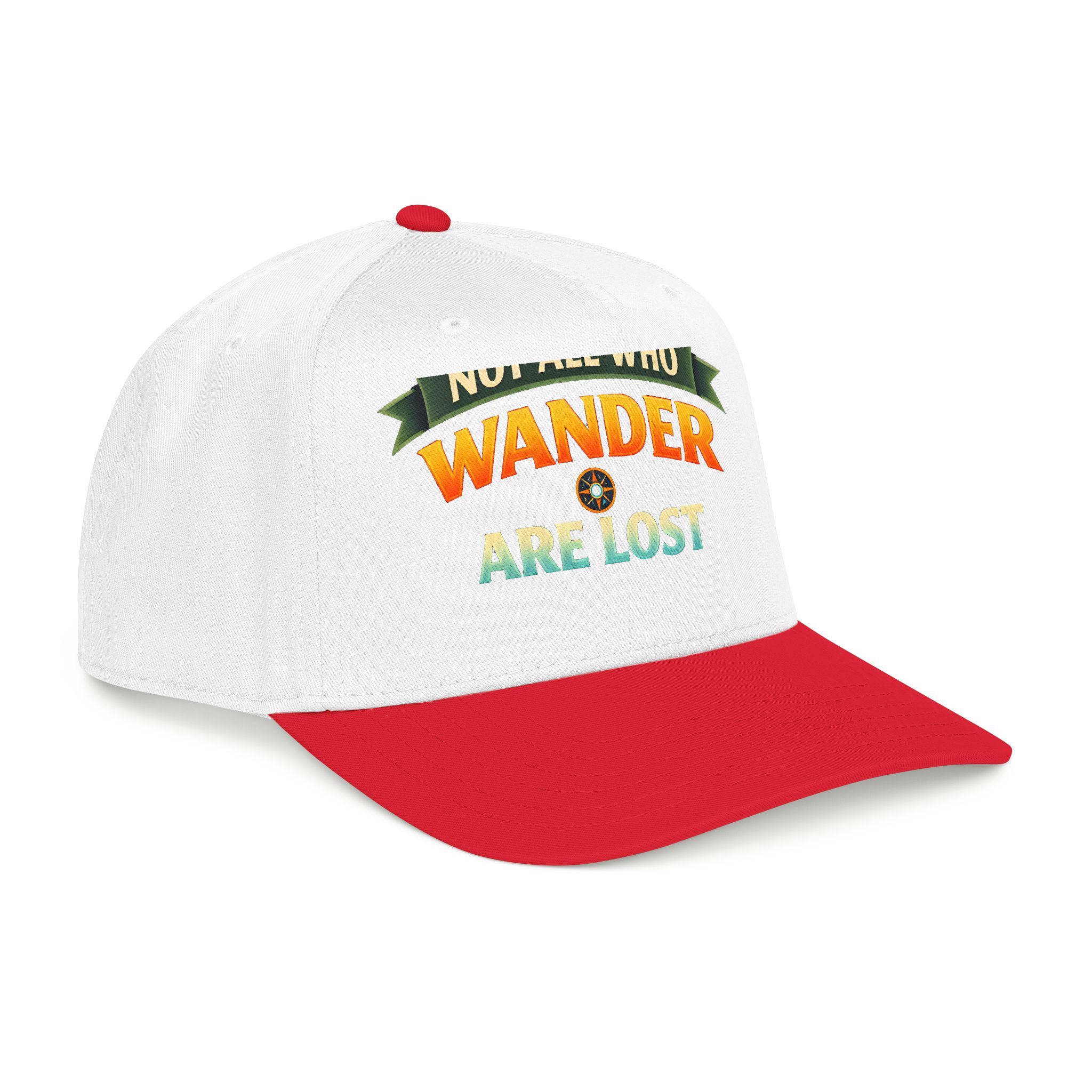 Baseball Cap - "Not All Who Wander Are Lost" Design Scenic-Line