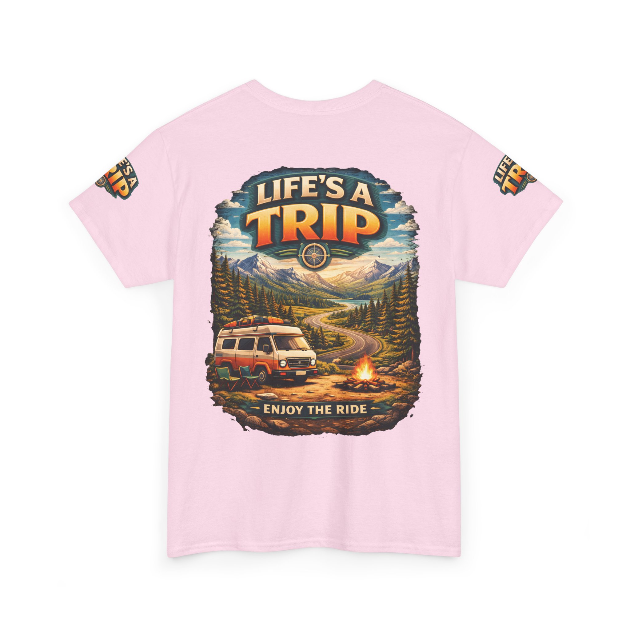 909821226403388636_2048.jpeg Unisex Heavy Cotton Tee — "Live´s A Trip-Enjoy The Ride" Design Scenic-Line