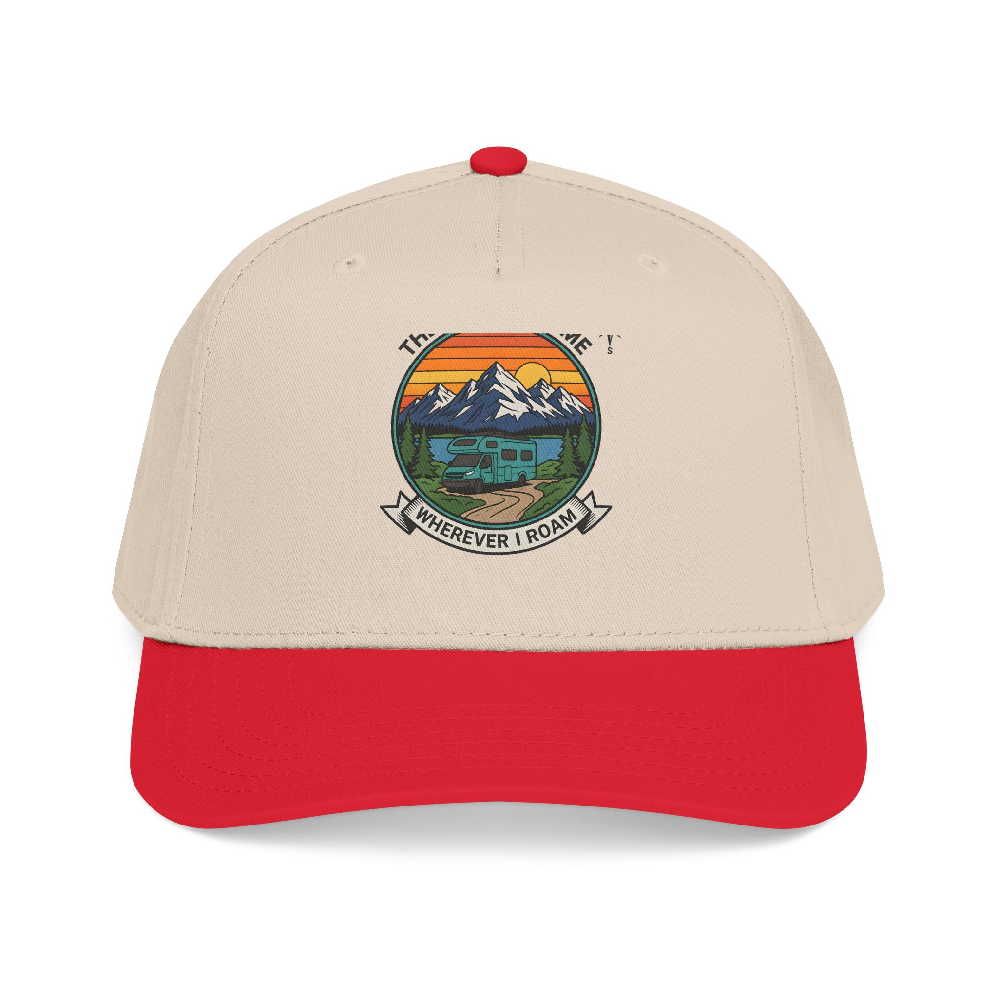 Baseball Cap — "The Road Is Home, Wherever I Roam"