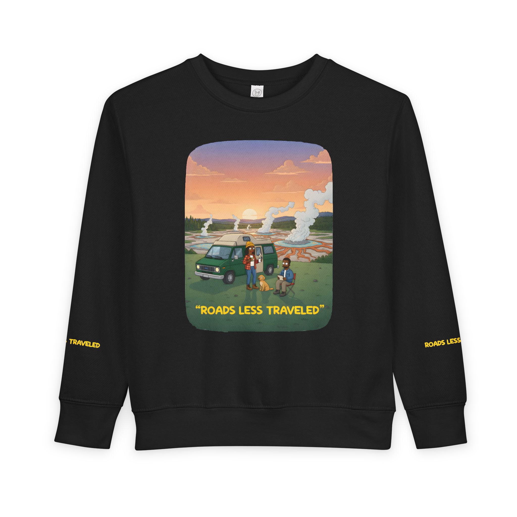 Toddler Sweatshirt - "Roads Less Traveled" (Design Sitcom-Line)