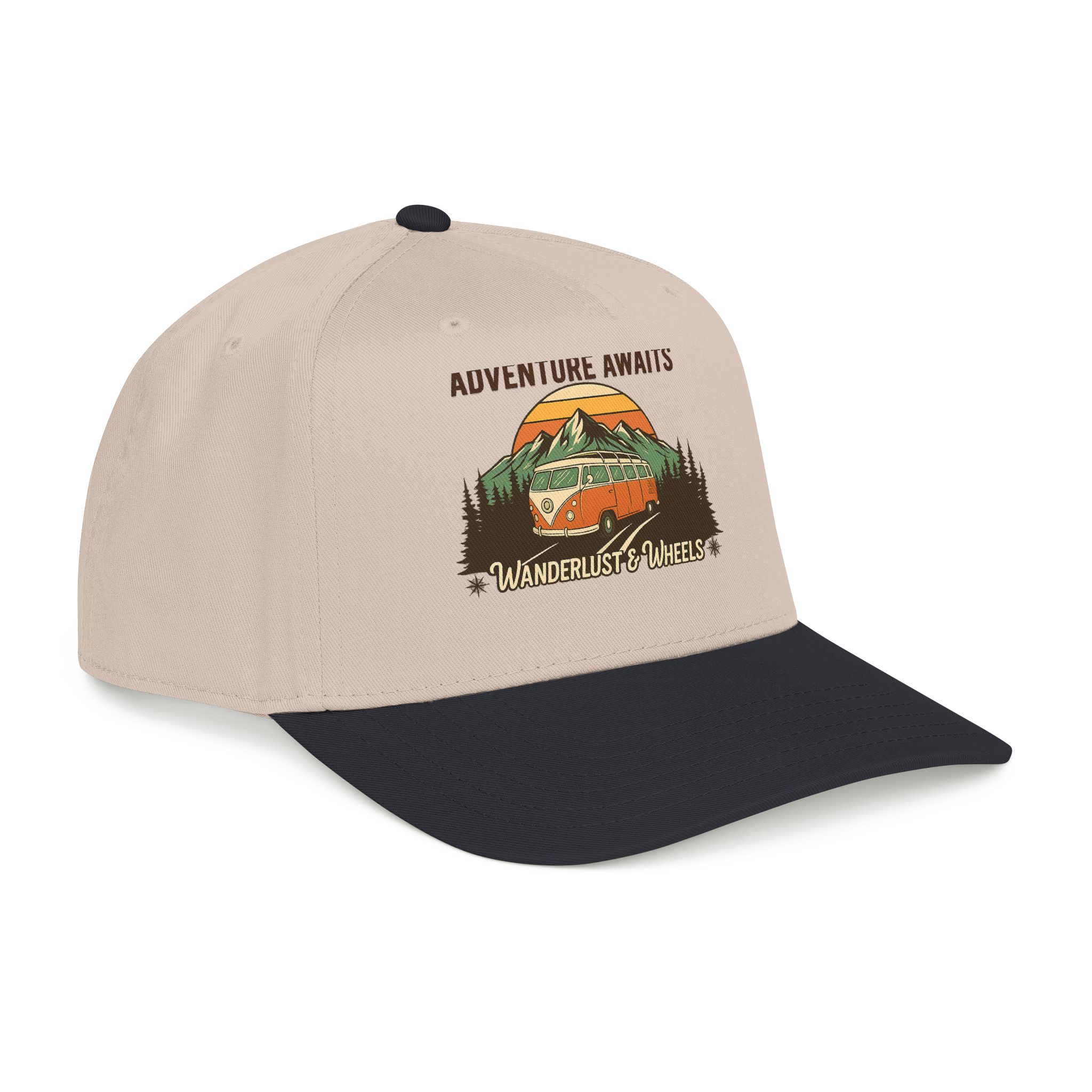 Baseball Cap - "Home Is Where You Adventure Awaits" Mid Profile Baseball Cap