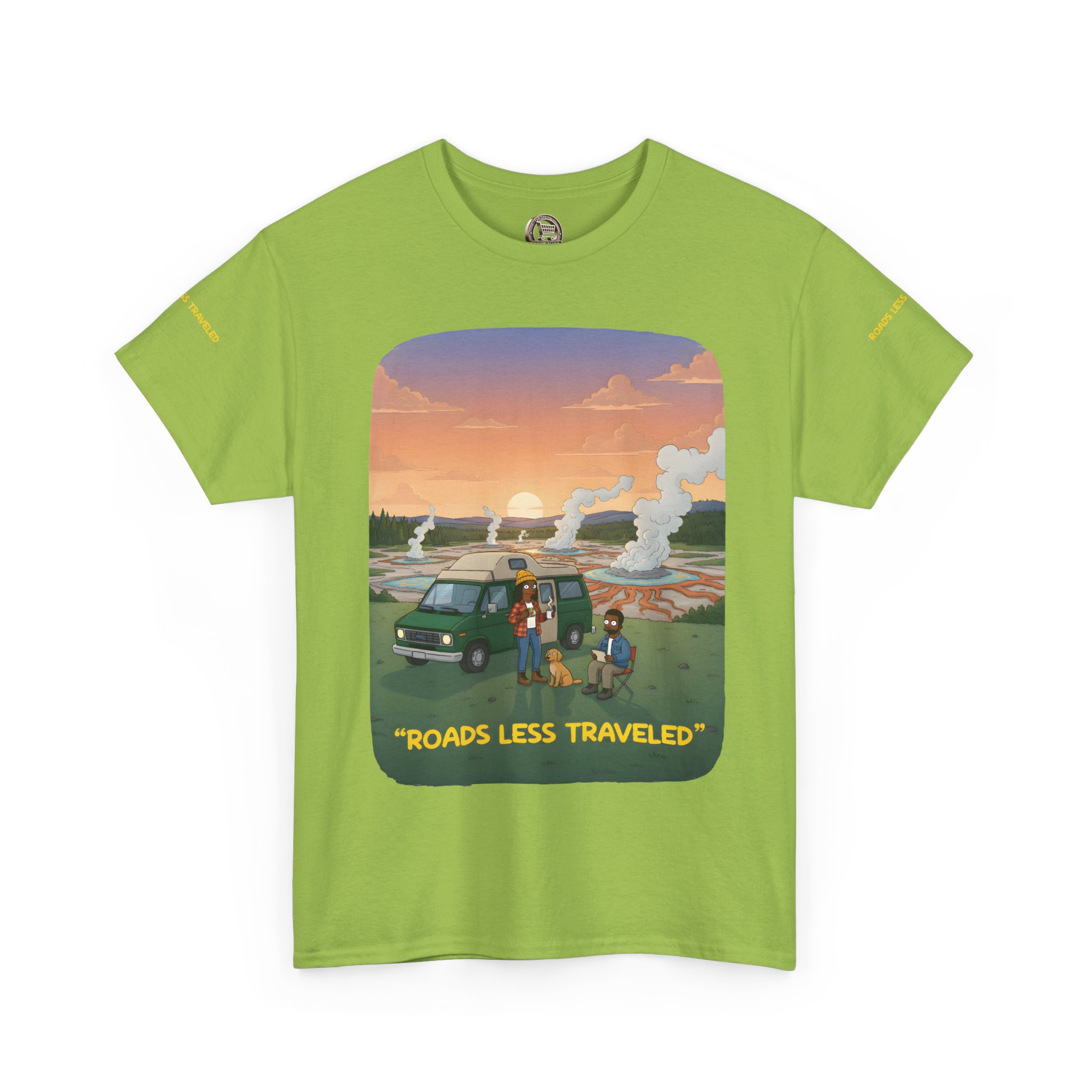 9128011102080685960_2048.jpeg Unisex Heavy Cotton Tee — "Roads Less Traveled" Design Sitcom-Line