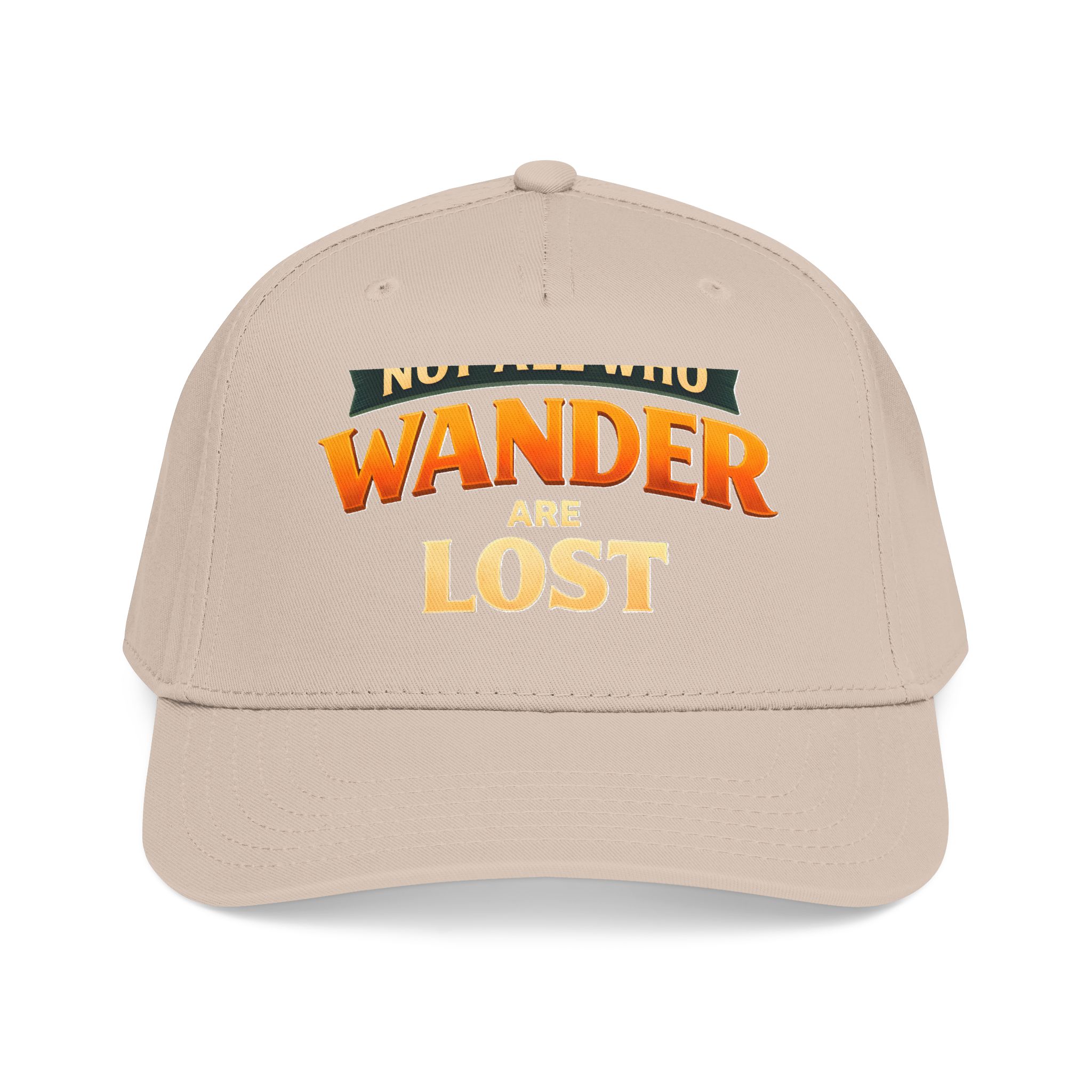 Baseball Cap - "Not All Who Wander Are Lost" Design Scenic-Line