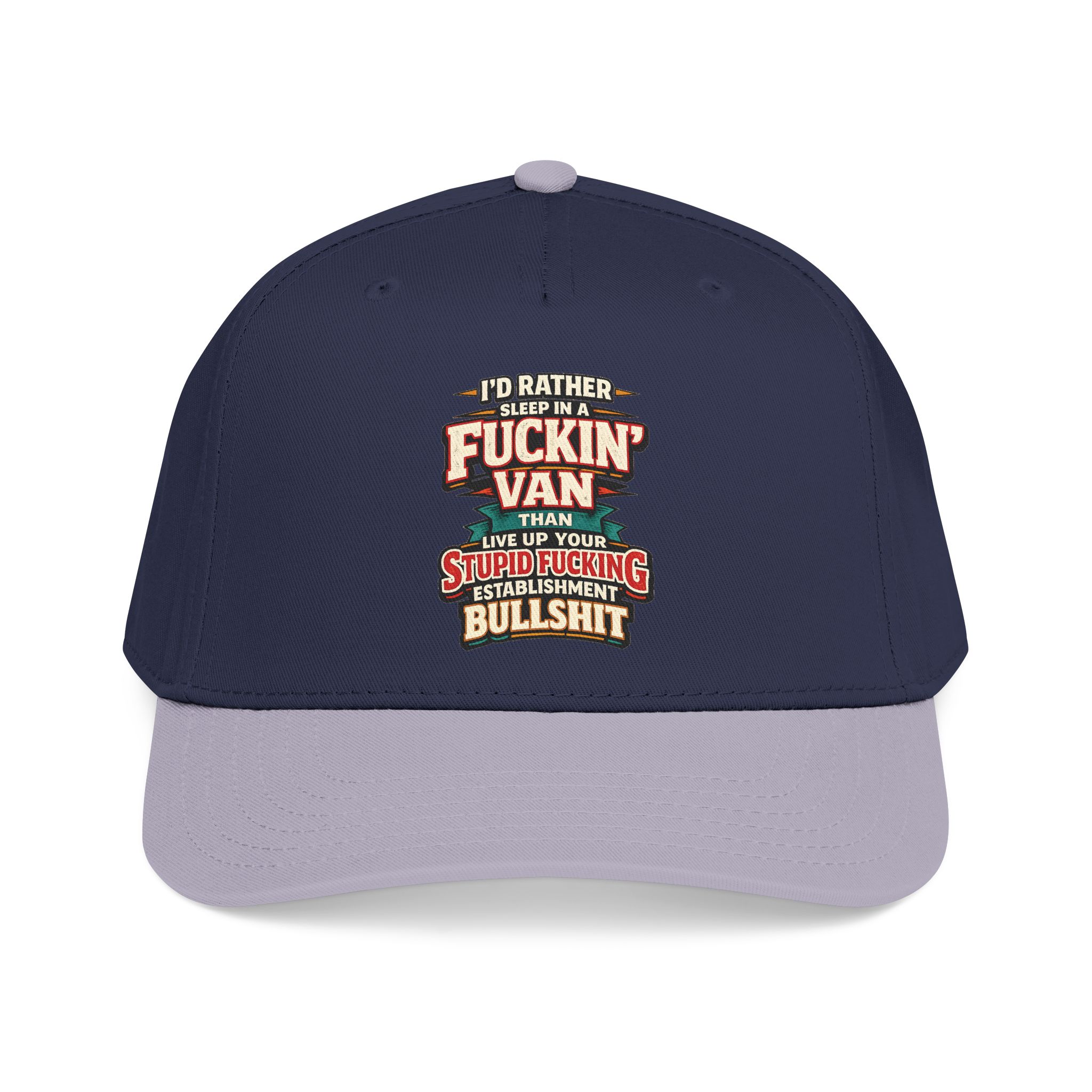 Baseball Cap - "I´d Rather Sleep in A Fucking Van" Design F**K-Line