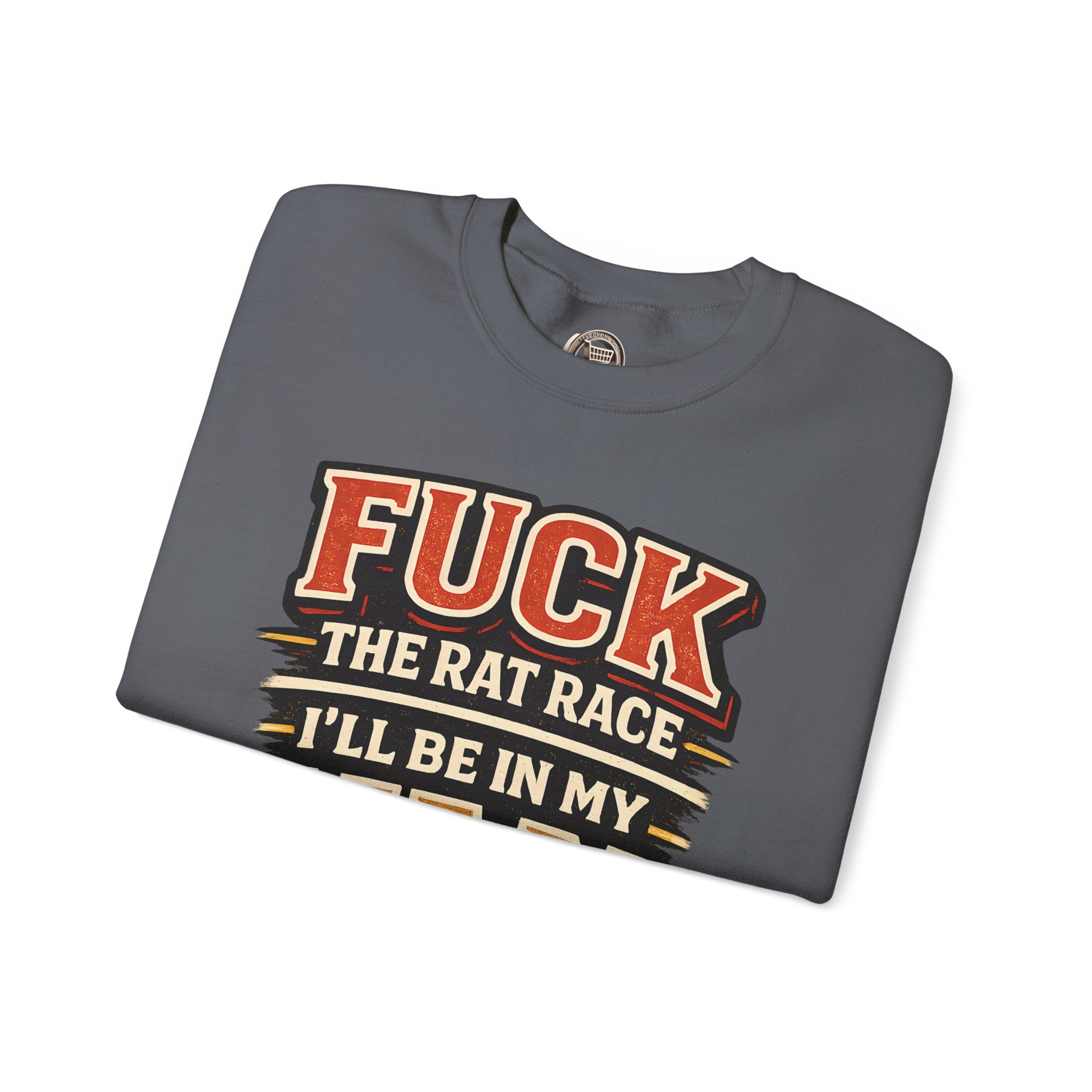 9168836939283109622_2048.jpeg Unisex Heavy Blend™ Crewneck Sweatshirt — "Fuck The Rat Race" Design F**K-Line