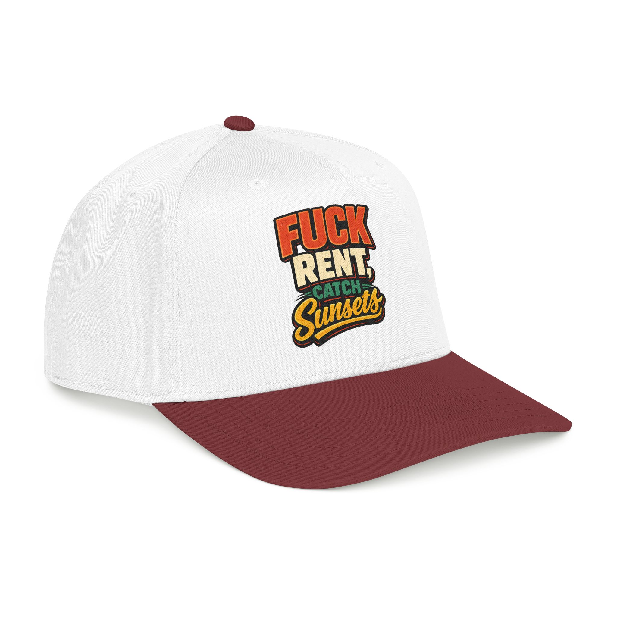 Baseball Cap - "Fuck Rent Catch Sunsets" Design F**K-Line