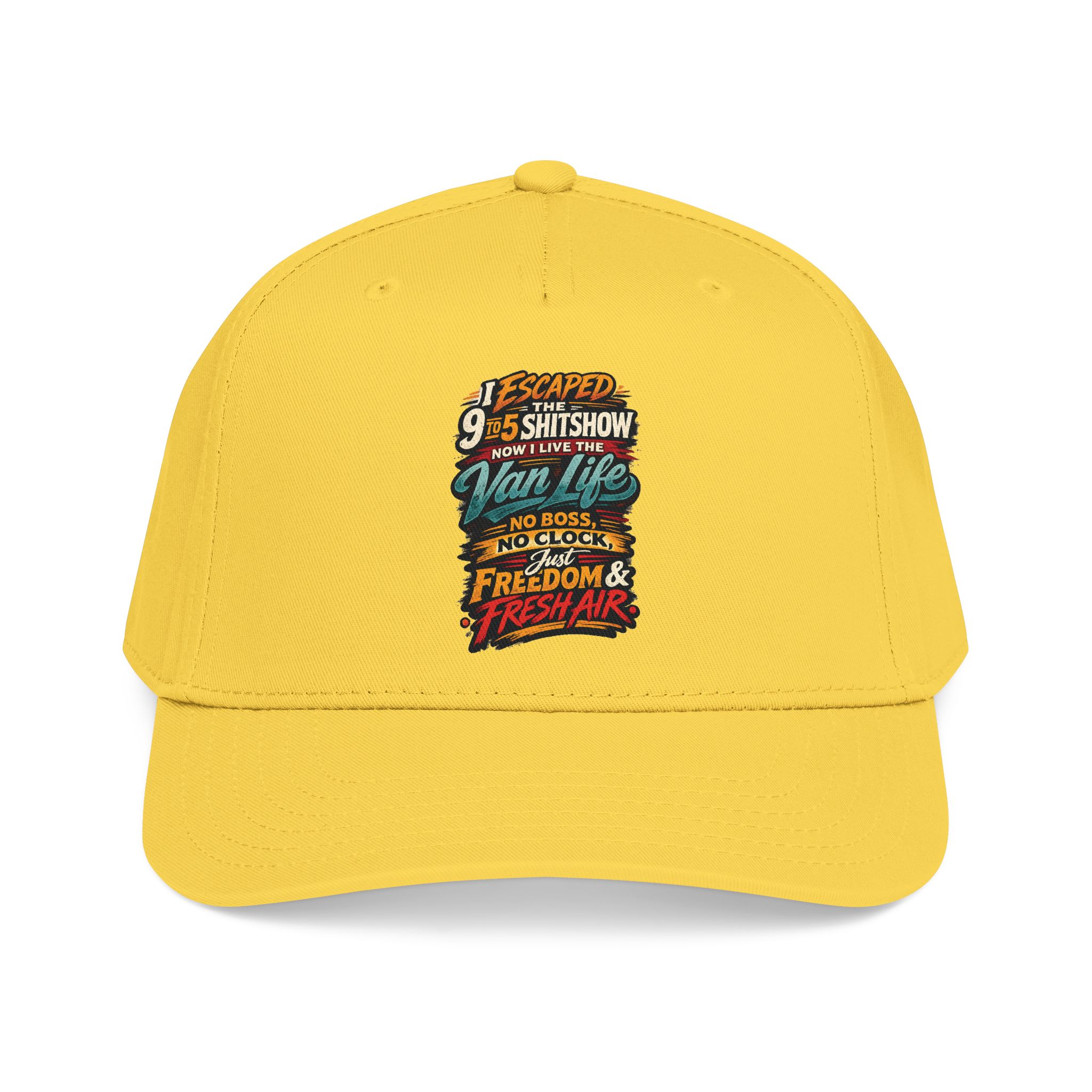 Baseball Cap - "I Escaped The 9 To 5" Design F**K-Line