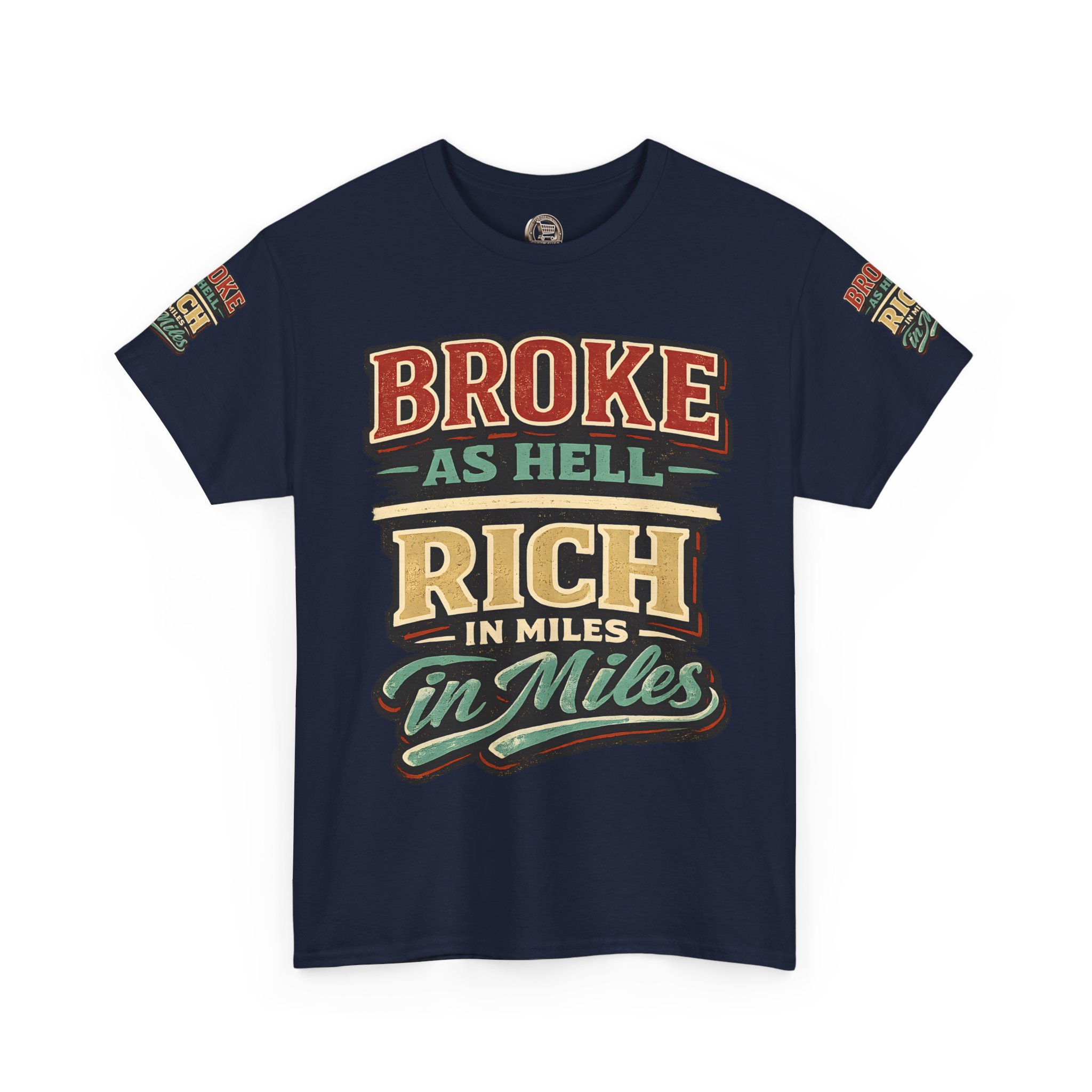 9208440555737357102_2048.jpeg Unisex Heavy Cotton Tee — "Broke As Hell" Design F**K-Line
