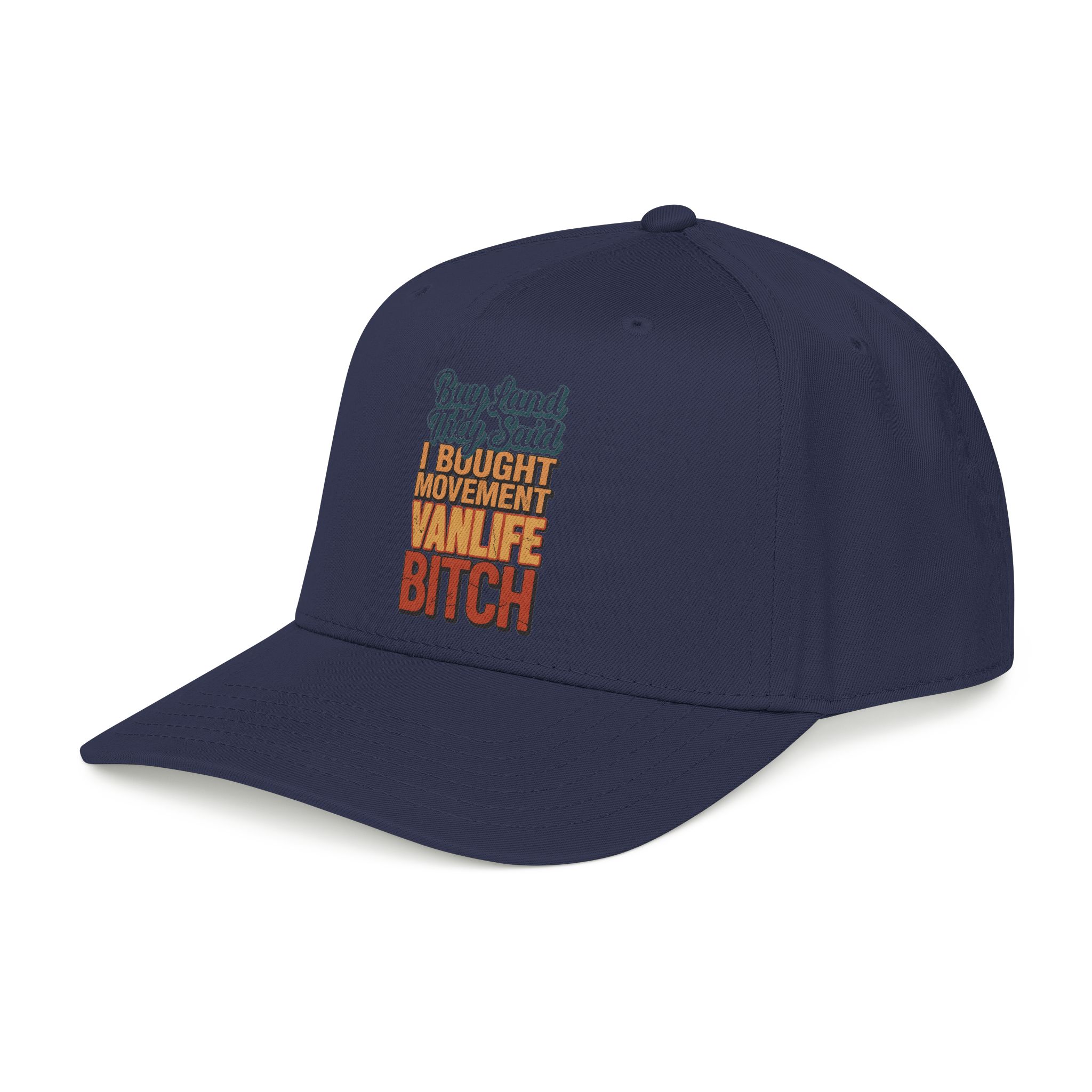 Baseball Cap - "Buy Land They Said" Design F**K-Line