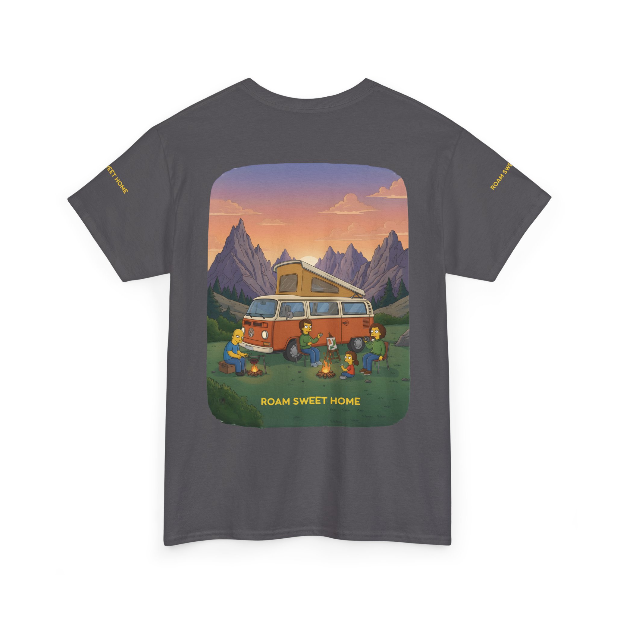 Unisex Heavy Cotton Tee — "Roam Sweet Home" Design Sitcom-Line