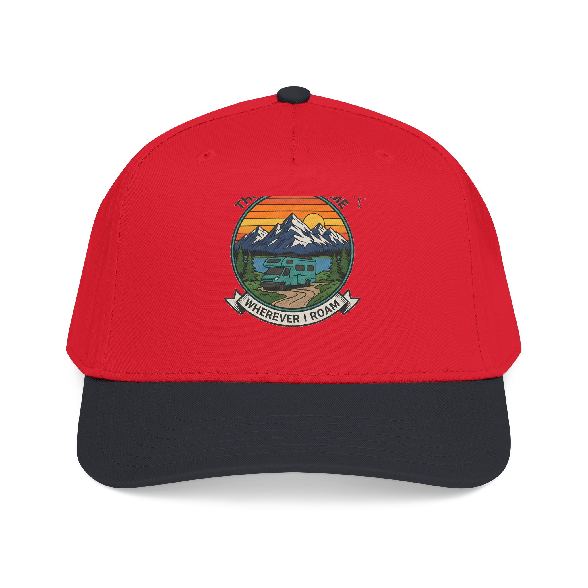 Baseball Cap — "The Road Is Home, Wherever I Roam"