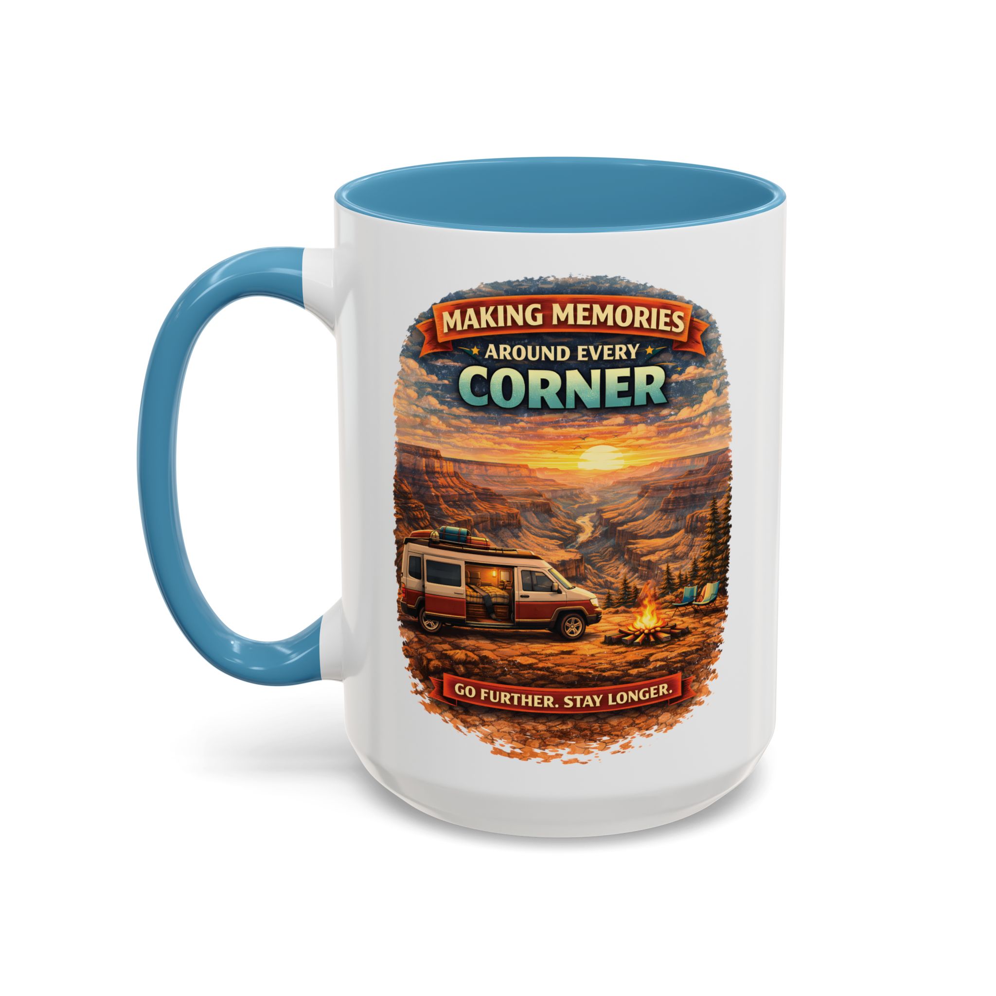 9268546858977511437_2048.jpeg Accent Coffee Mug (11, 15oz) — "Making Memories Around Every Corner" Design Scenic-Line