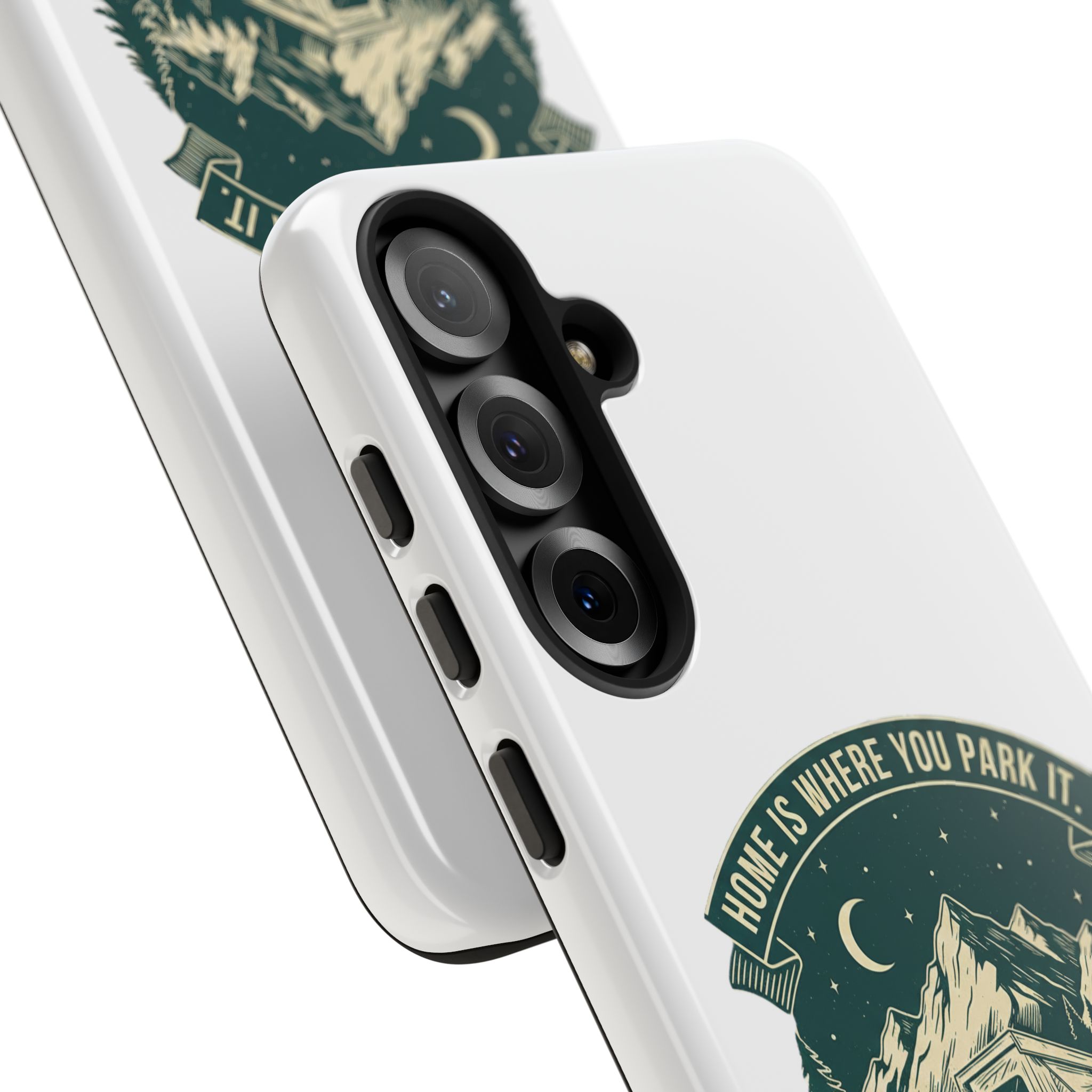 Phone Case — "Home Is Where You Park It-Adventure is the destination" Camper Van Design