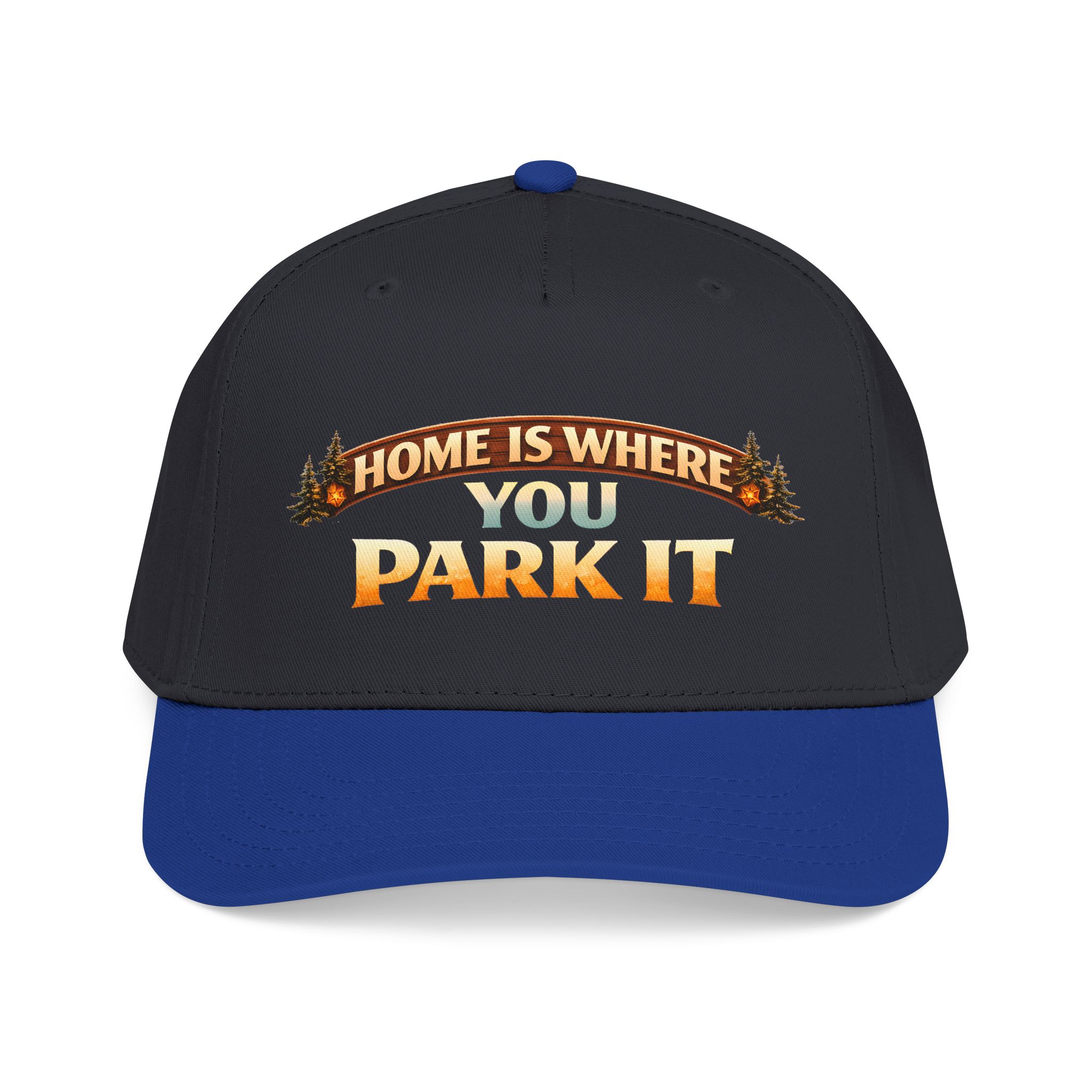 Baseball Cap - "Home Is Where You Park It" Design Scenic-Line