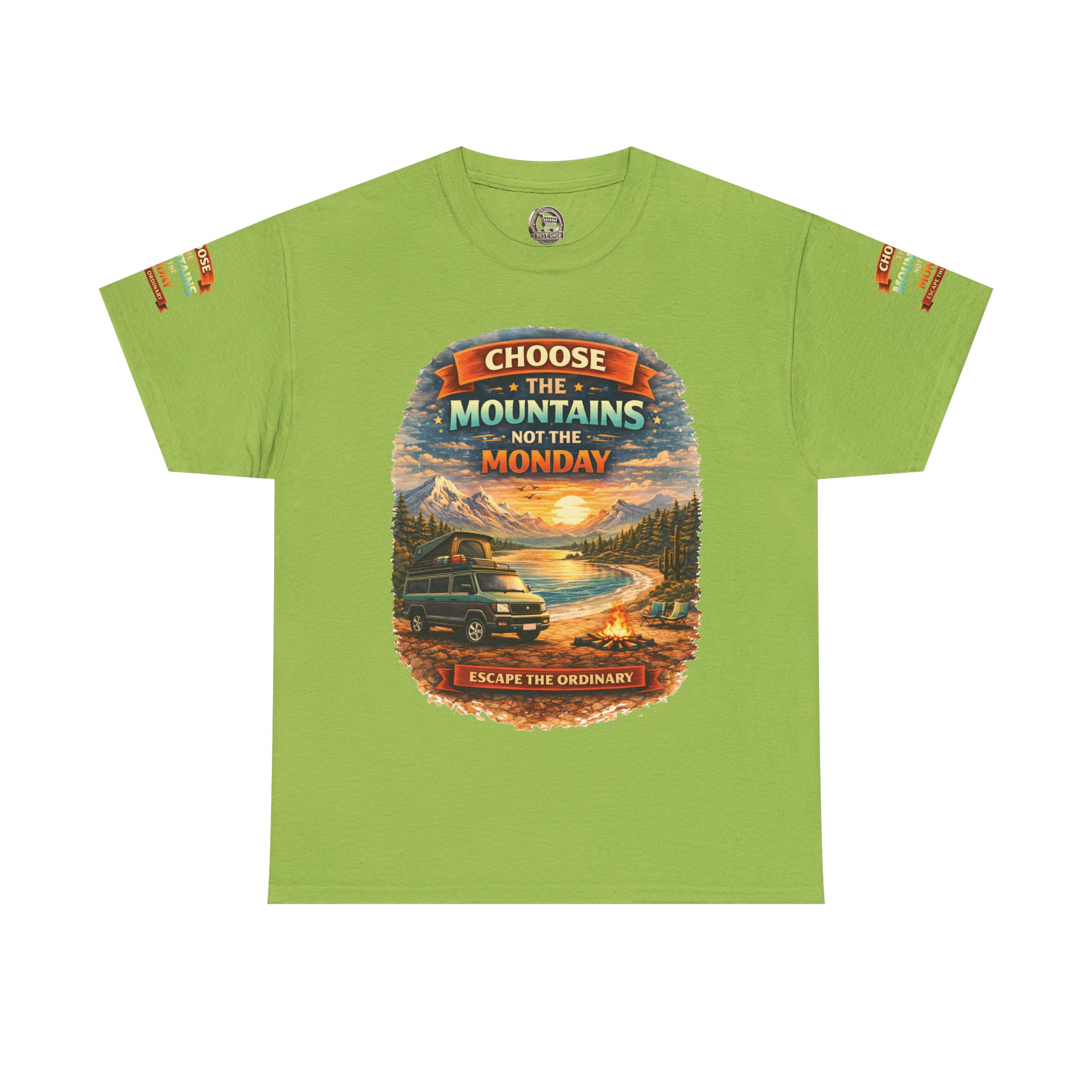 9292286712854177656_2048.jpeg Unisex Heavy Cotton Tee — "Choose The Mountens" Design Scenic-Line