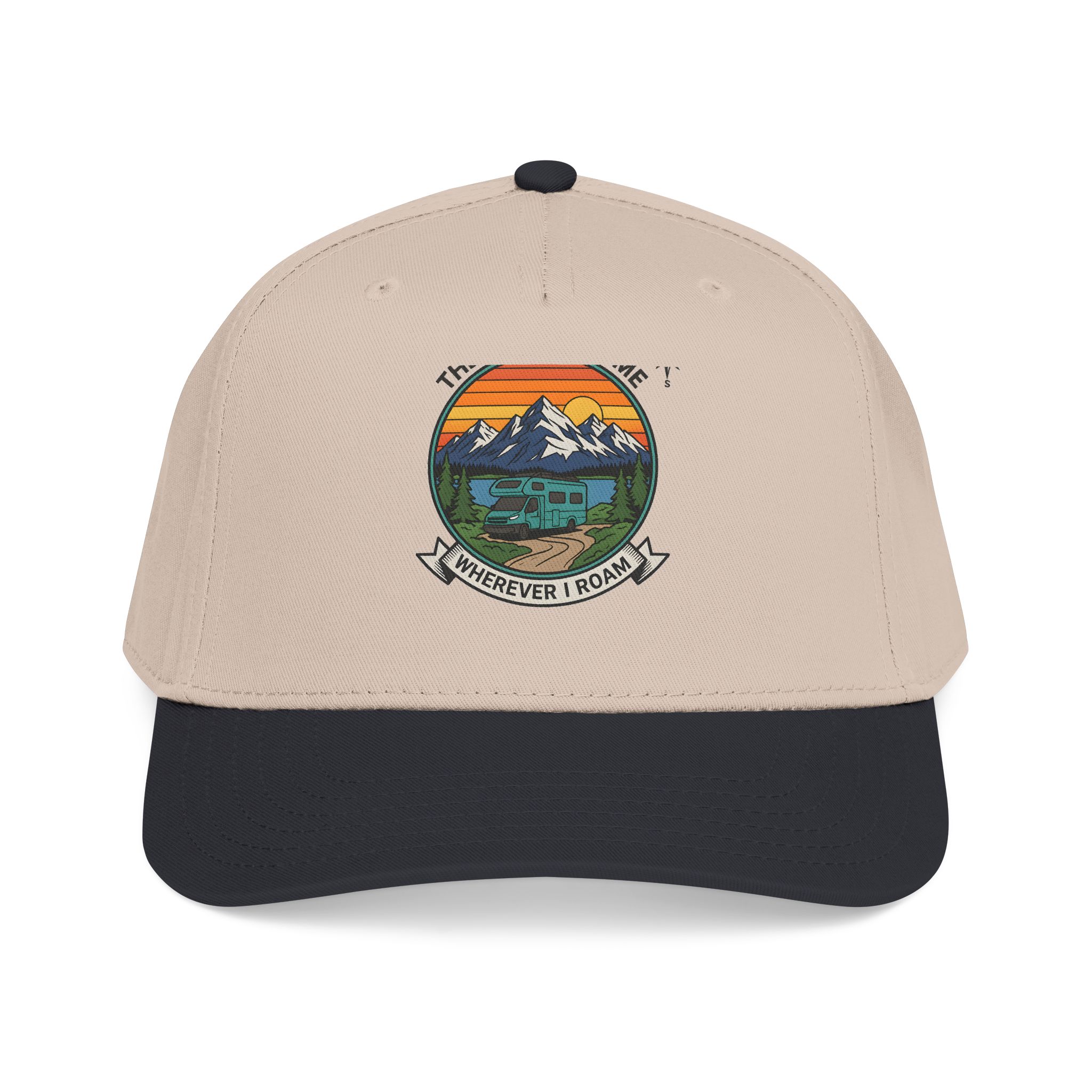 Baseball Cap — "The Road Is Home, Wherever I Roam"