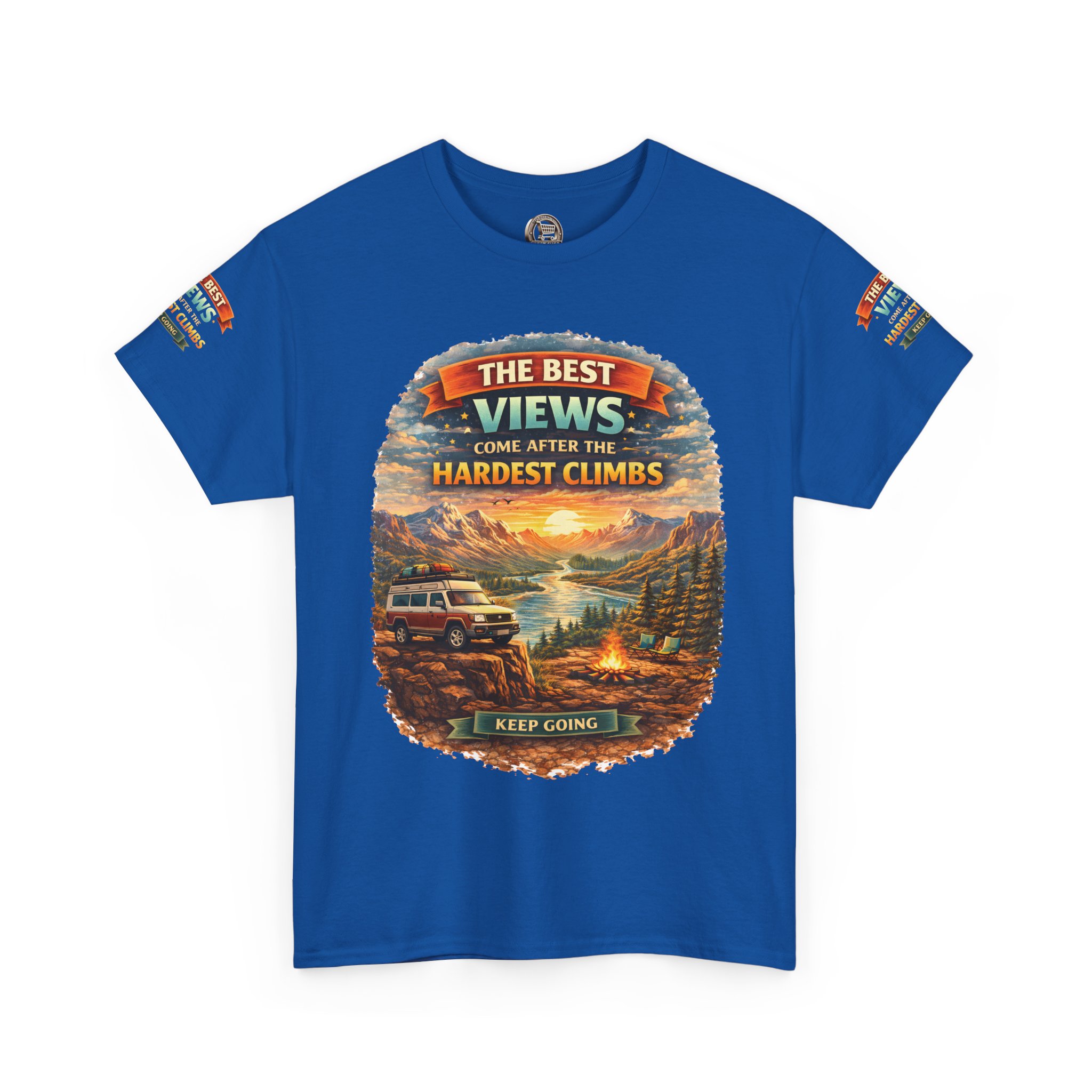 9323514783458860671_2048.jpeg Unisex Heavy Cotton Tee — "The Best Views" Design Scenic-Line