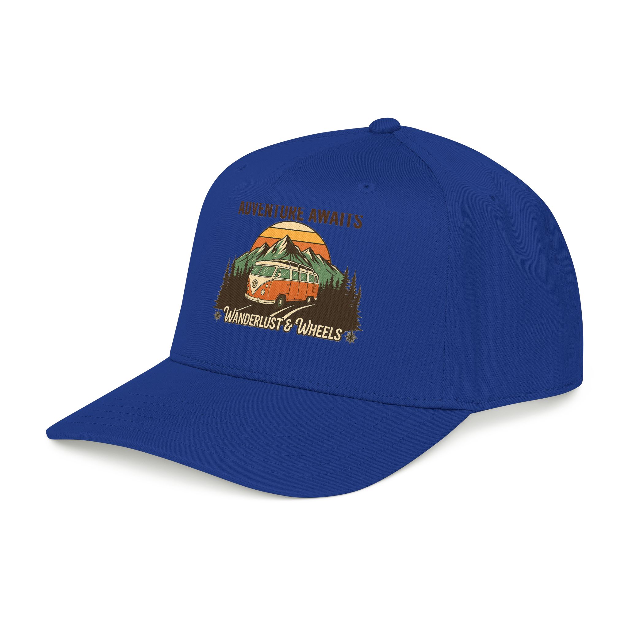 Baseball Cap - "Home Is Where You Adventure Awaits" Mid Profile Baseball Cap