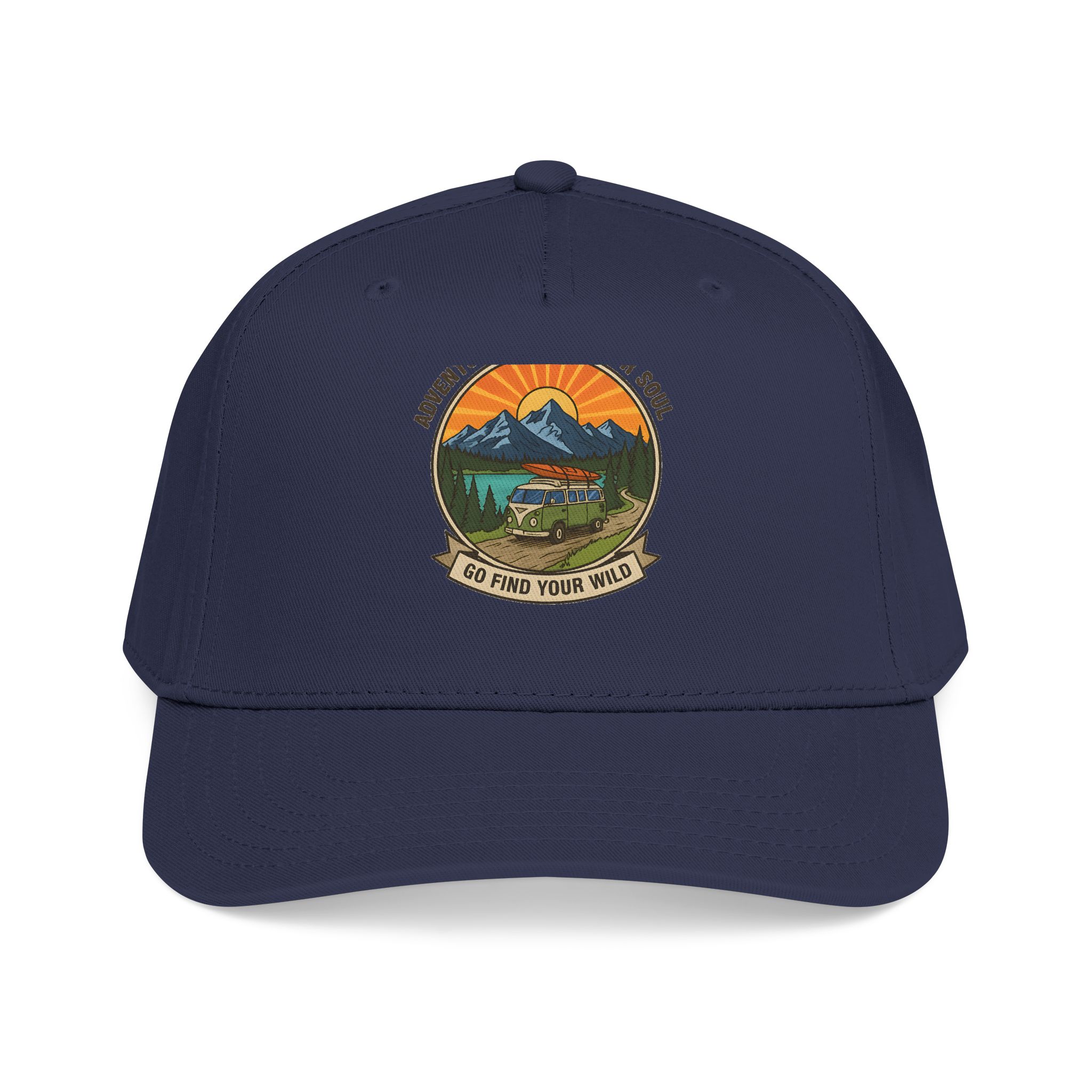 Baseball Cap — "Go Find Your Wild" Outdoor Patch
