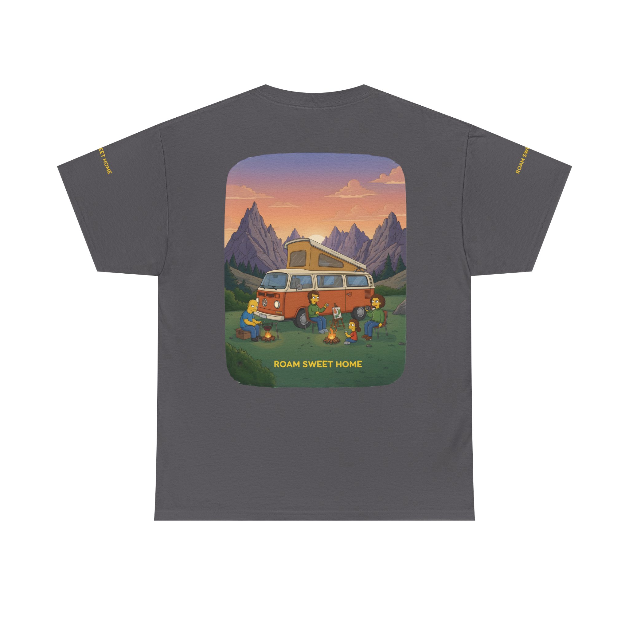 Unisex Heavy Cotton Tee — "Roam Sweet Home" Design Sitcom-Line